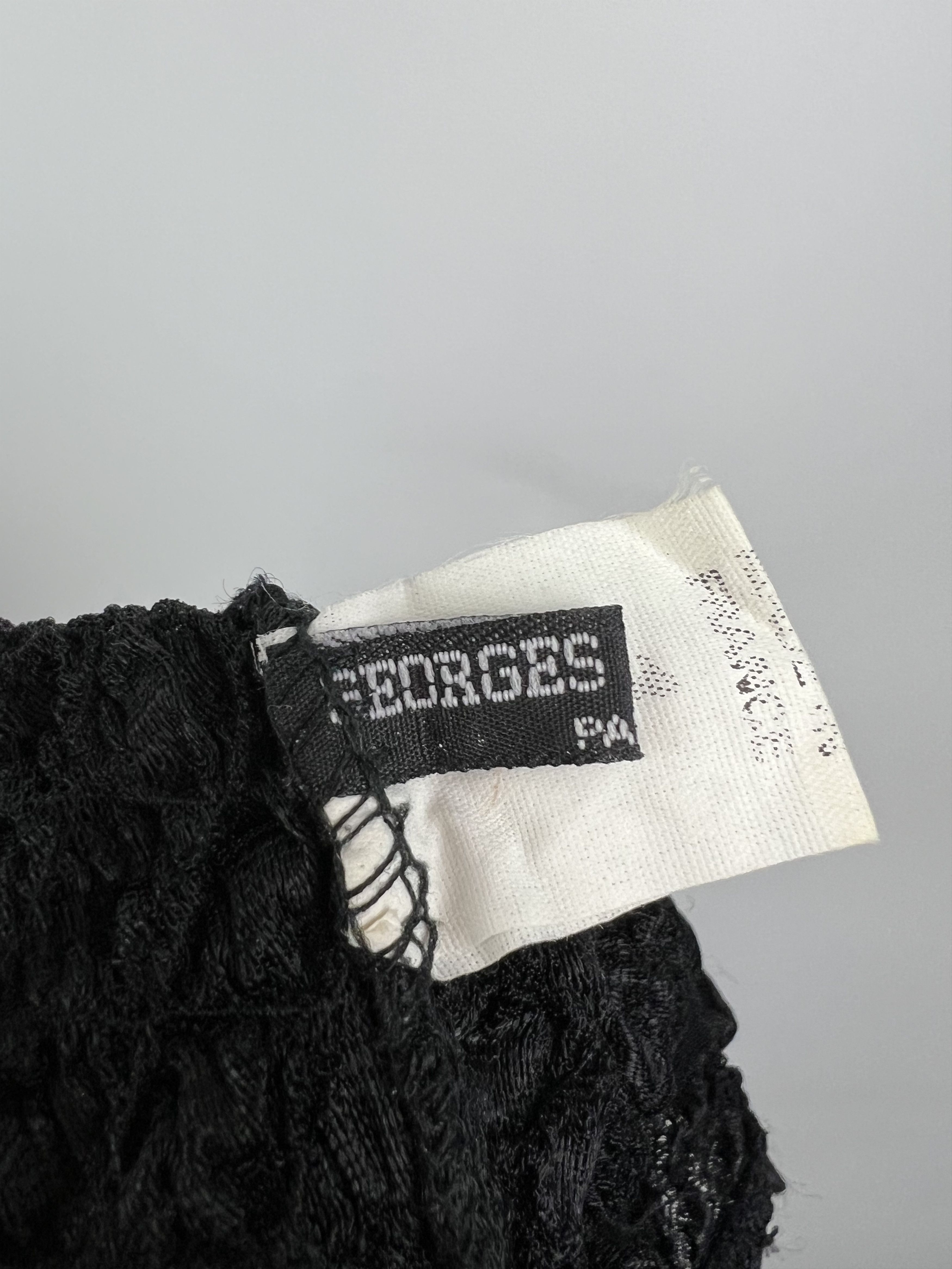 Designer × Vintage Rare Vintage Georges Barhel Black Bodysuit Size 1 XS/S Size S / US 4 / IT 40 - 11 Thumbnail