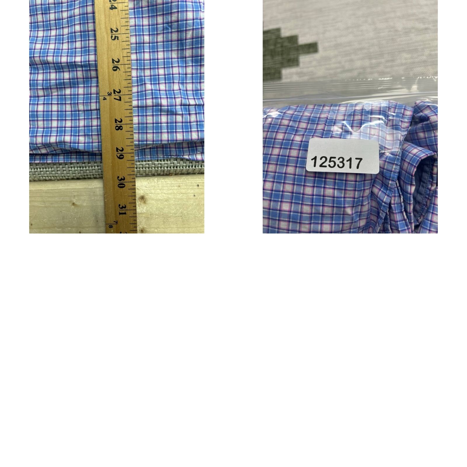 Polo Ralph Lauren Polo Ralph Lauren Shirt Mens XL Blue Cotton Stretch Plaid Barrel Cuff Button Up Size US XL / EU 56 / 4 - 8 Thumbnail