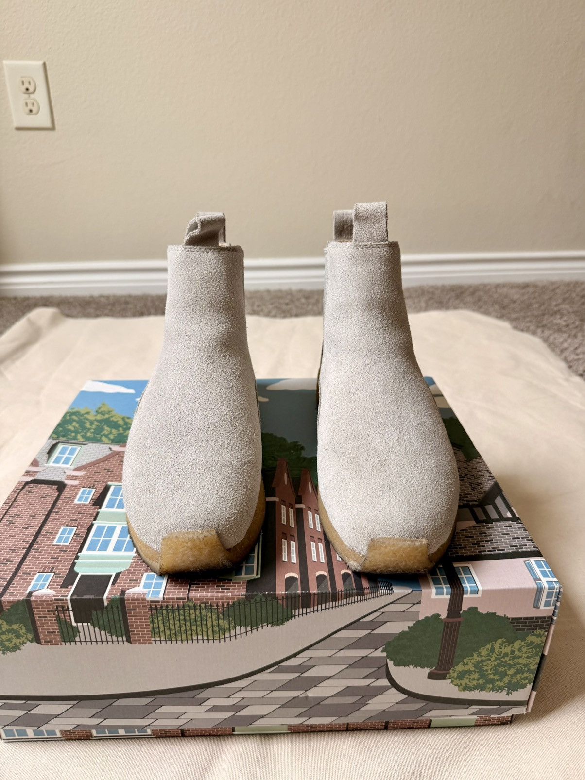Clarks × Ronnie Fieg Kith x Clark’s - Ronnie Fieg Radlett Chelsea Boot Grey 5.5M Size US 5.5 / EU 38 - 4 Thumbnail