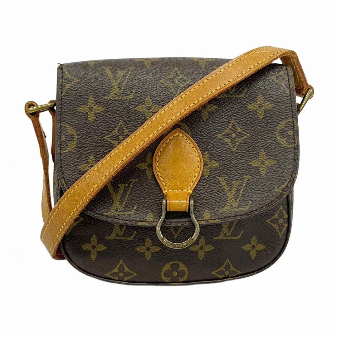 Louis Vuitton Monogram Mini Saint Cloud Shoulder Bag M51244 in Brown, Women's
