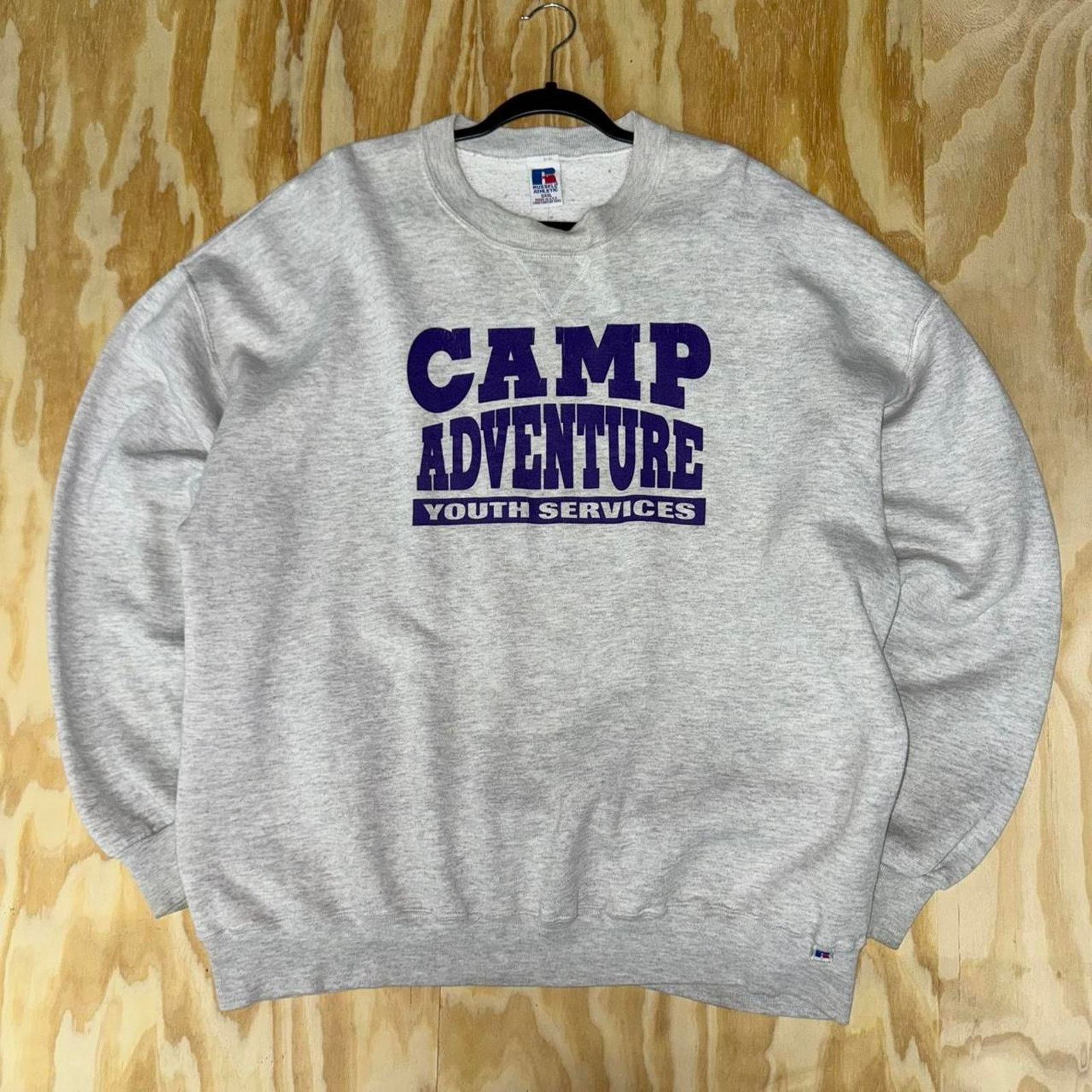 Russell Athletic Vintage camp adventure youth services 1990s russel crewneck Size US XXL / EU 58 / 5 - 1 Thumbnail