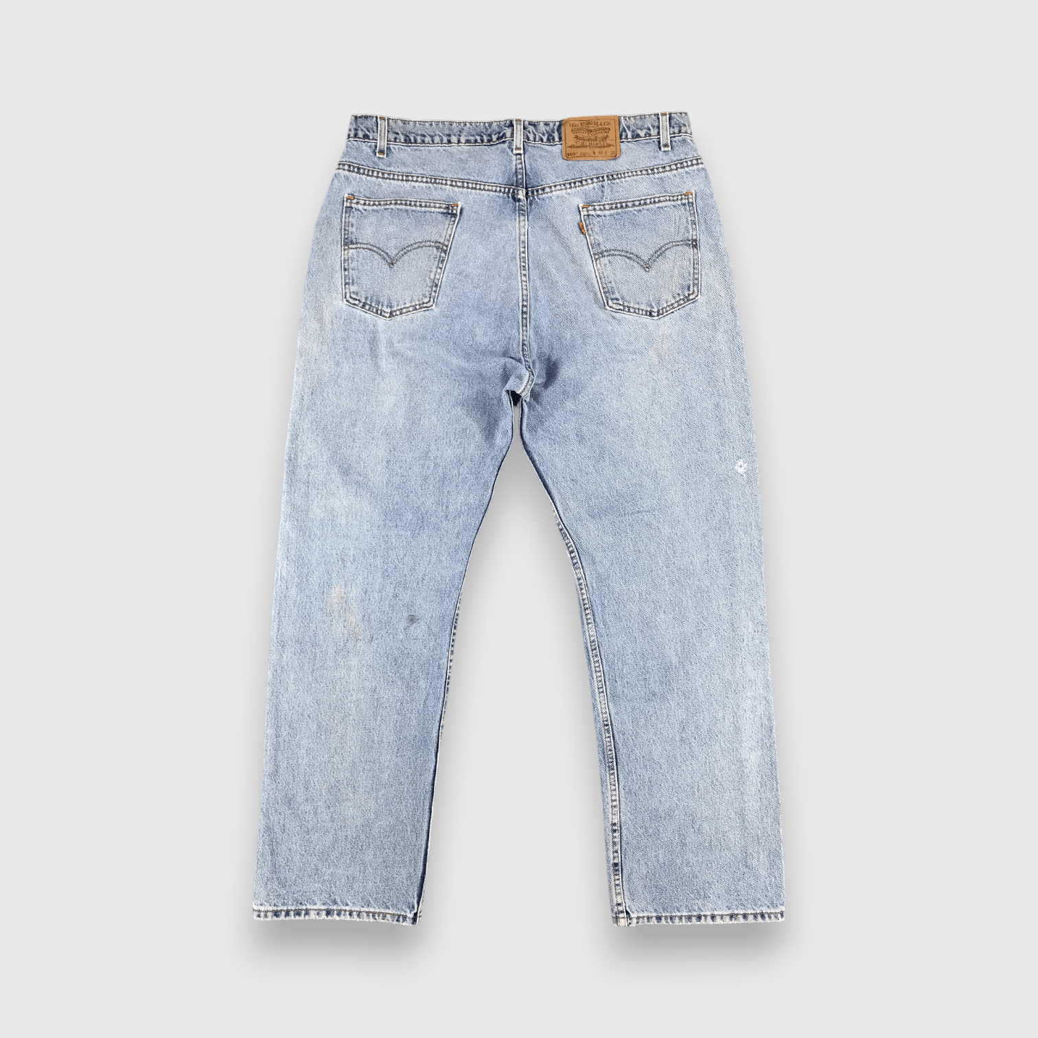 Levi's Light Washed 90s Vintage Levis 505 Jeans-J1116 Size US 38 / EU 54 - 2 Thumbnail