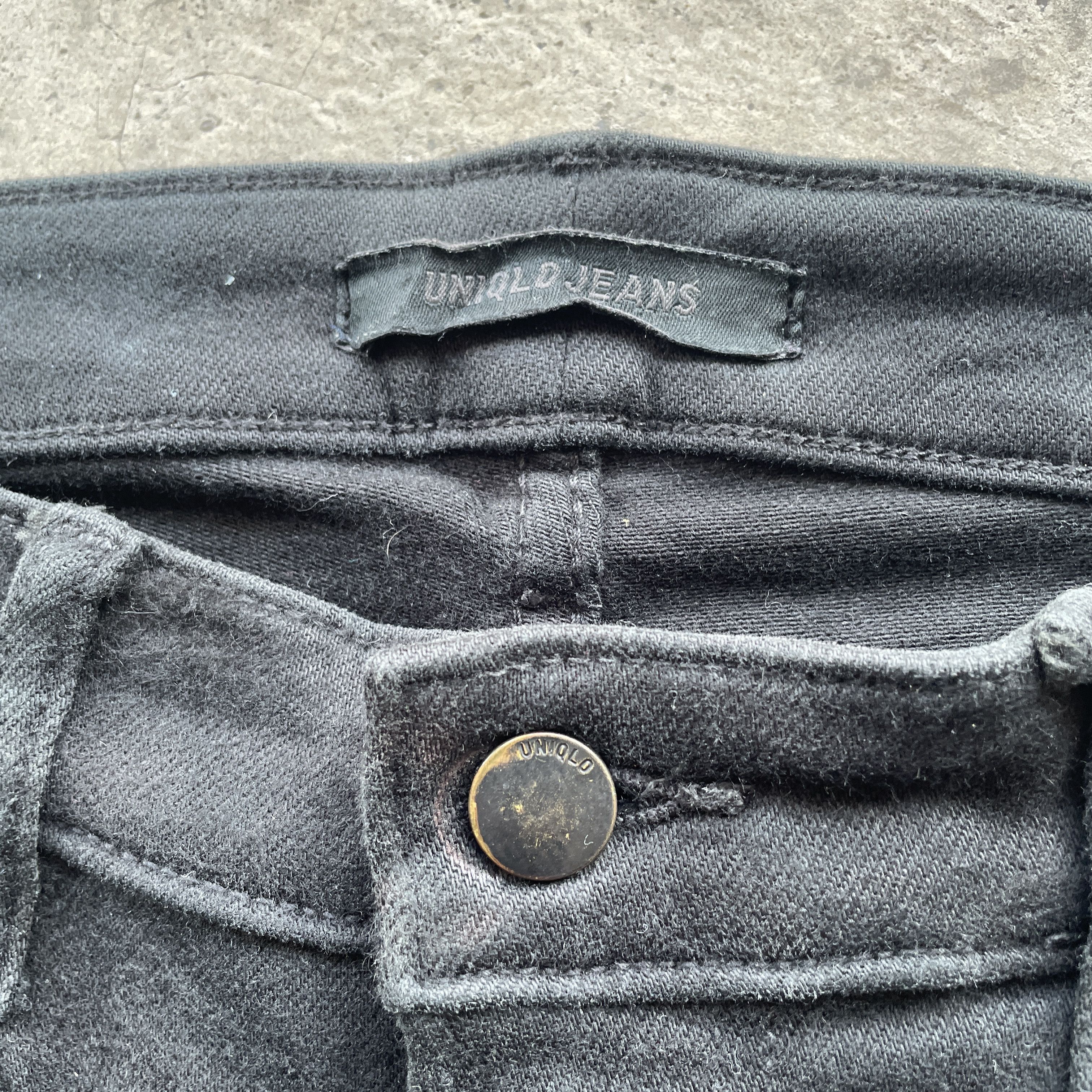 Japanese Brand × Jean W31💥 Vintage Japanese Brand Black Skinny Jeans Denim Pants Size US 31 - 7 Thumbnail
