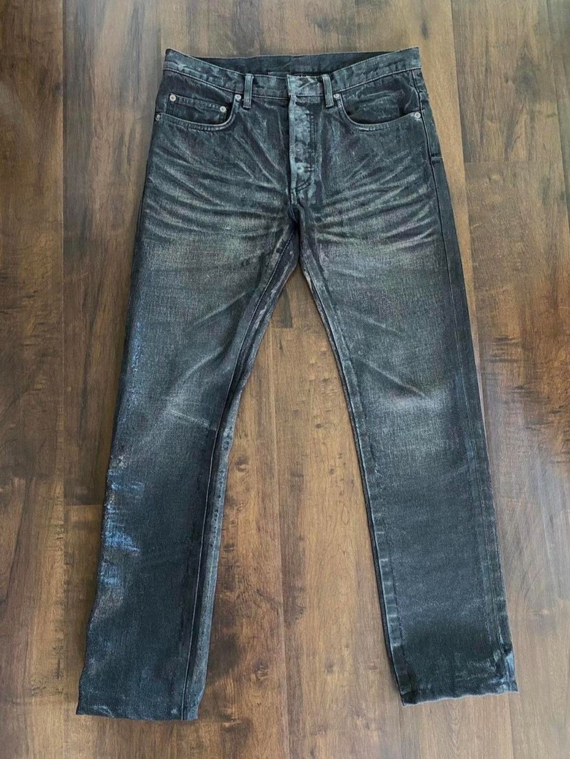 Dior × Hedi Slimane Dior AW03 Hedi Slimane Luster wax Denim Size US 29 - 1 Thumbnail