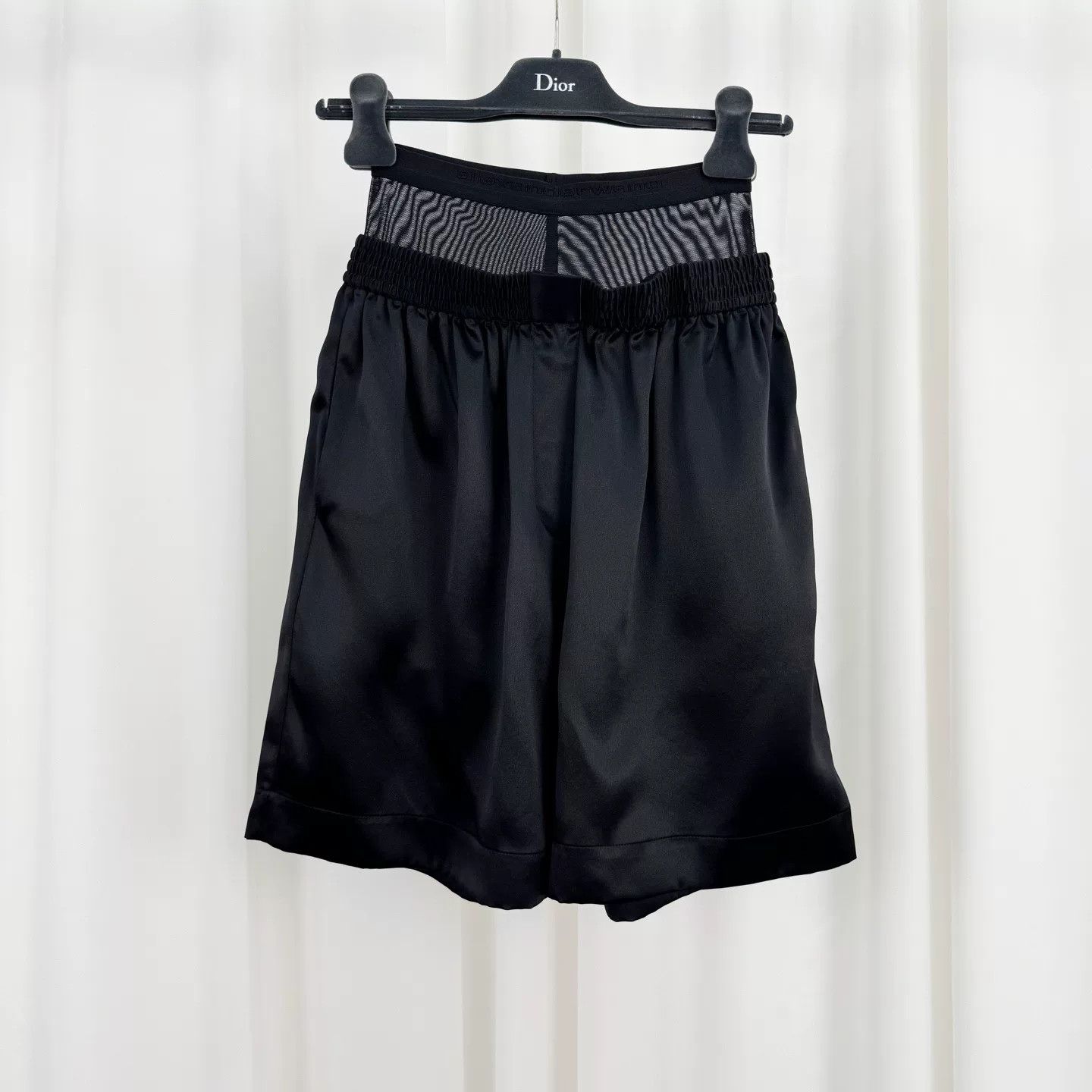 Alexander Wang Alexander Wang New Embroidered Mesh Satin Shorts Size 22" - 1 Thumbnail
