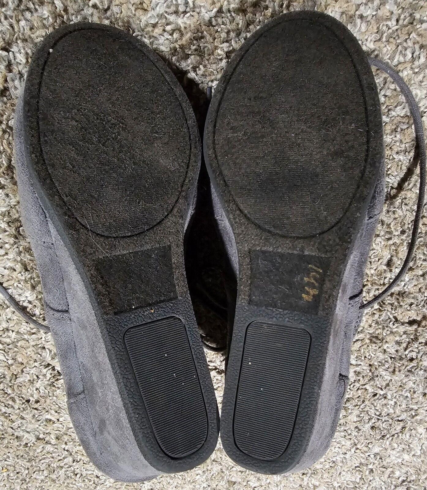 Designer City Classified Womens Hidden Wedge Suede Shoes Gray Leopard Size US 8 / IT 38 - 8 Thumbnail