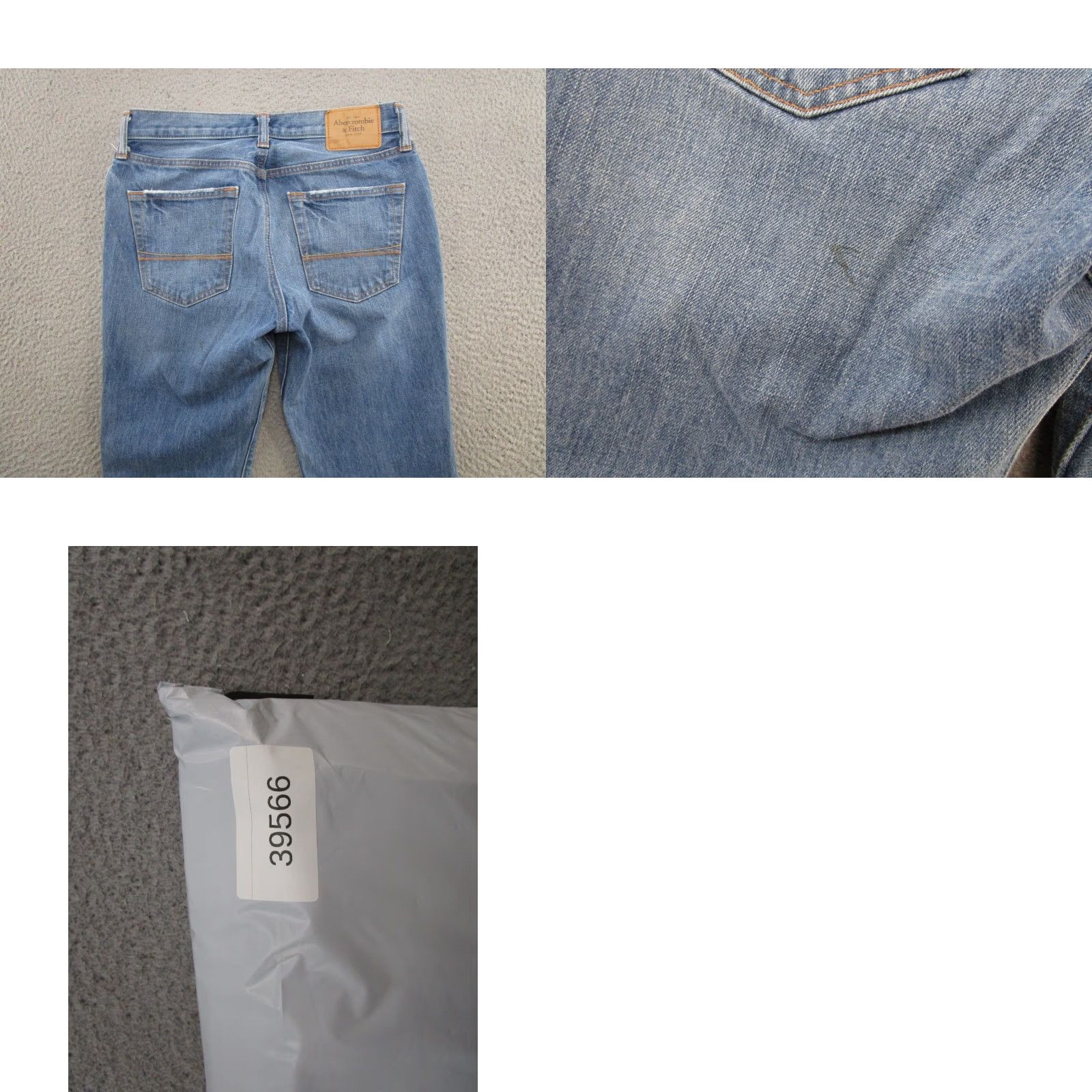 Abercrombie & Fitch Abercrombie & Fitch Skinny Fit Button Fly Denim Jeans Mens Size 30x32 Blue 5-Pocket Design Stretch Size US 30 / EU 46 - 10 Thumbnail