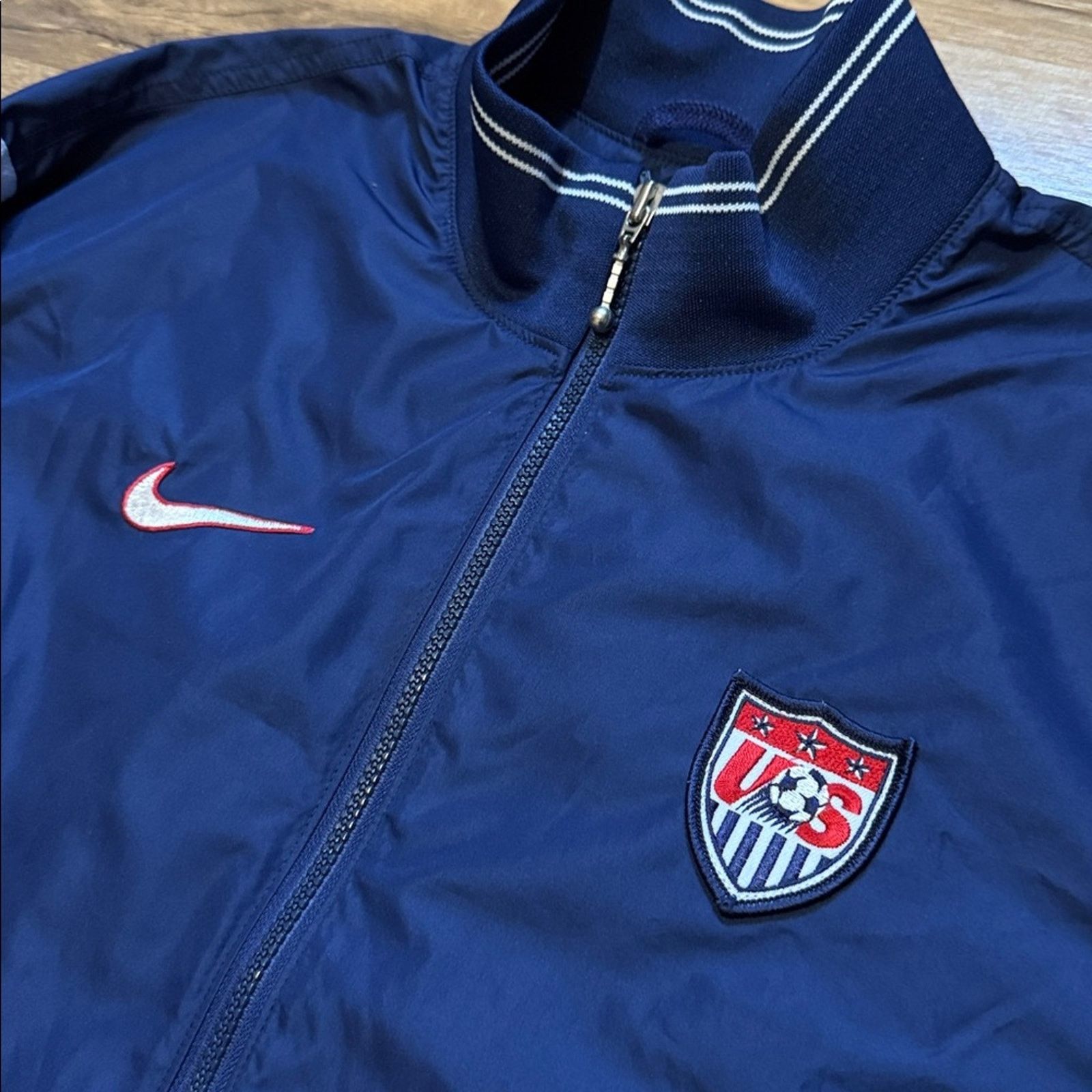 Nike 90s Nike USA Soccer Clima-Fit Windbreaker Set Track Suit Size US M / EU 48-50 / 2 - 5 Thumbnail