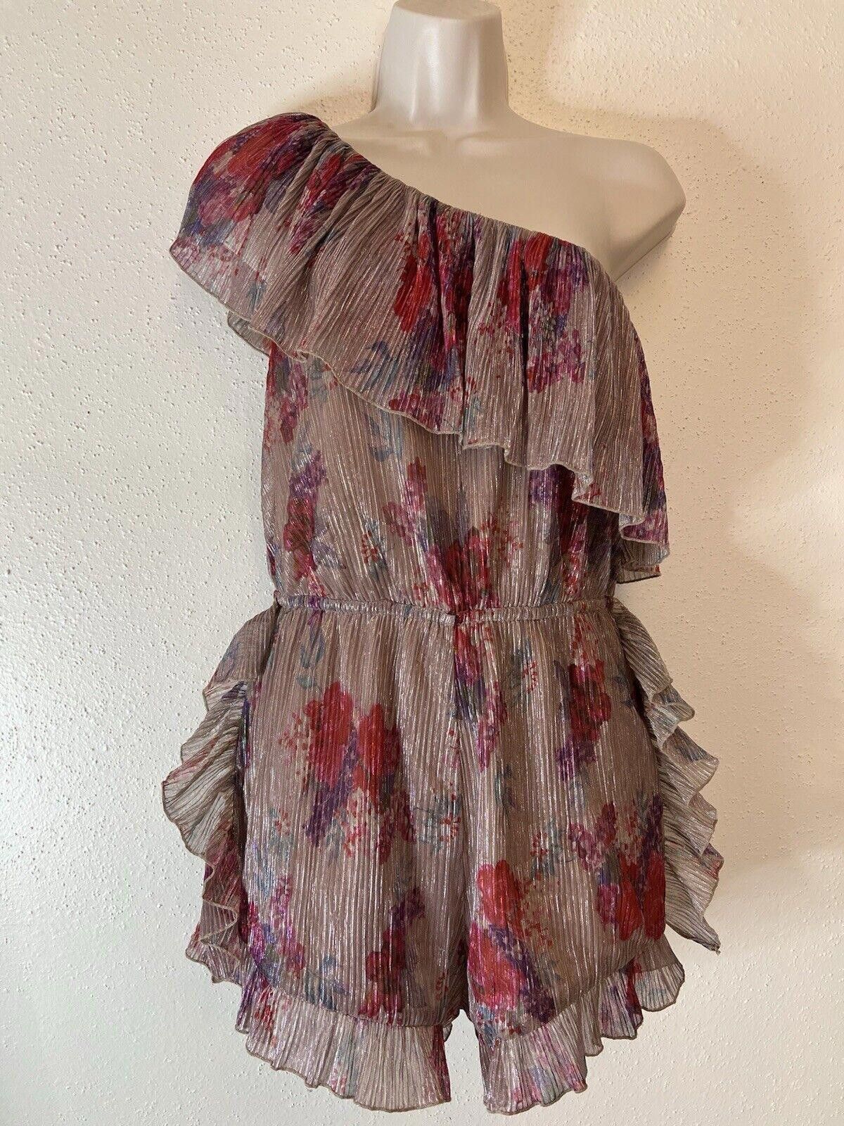 REVOLVE Michael Costello REVOLVE Floral Romper size S light mauve Size 28" / US 6 / IT 42 - 1 Thumbnail