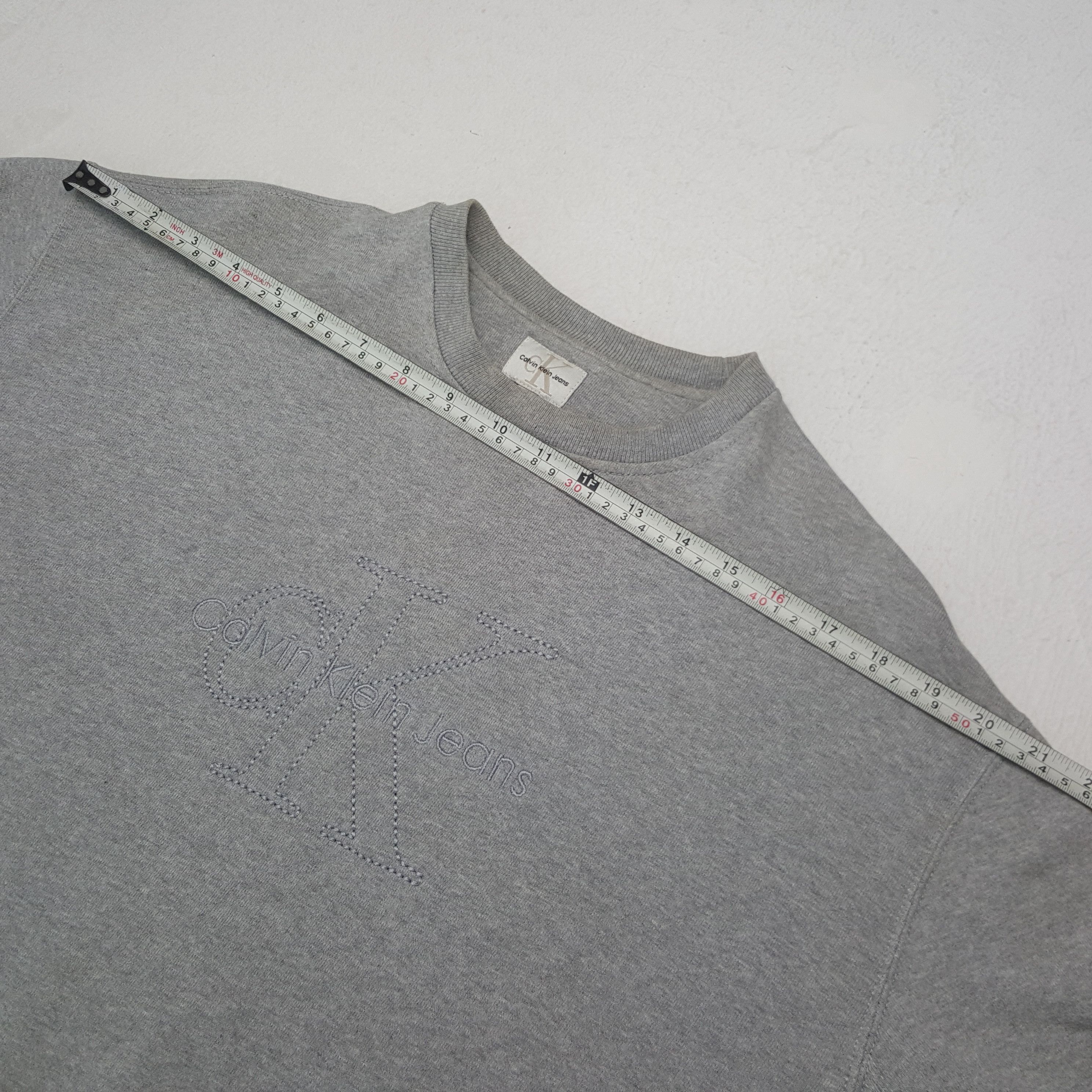 Calvin Klein Vintage Calvin Klein Jeans Plain Sweatshirt C287N34 Size US M / EU 48-50 / 2 - 5 Thumbnail