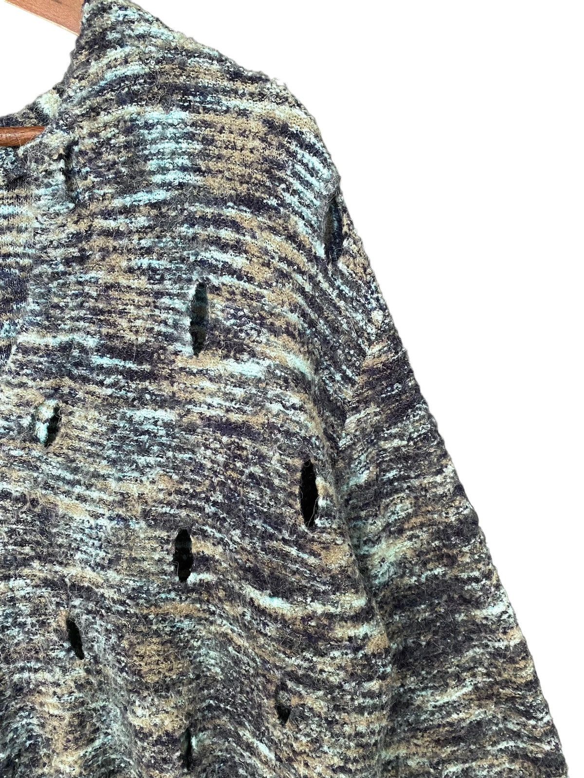 If Six Was Nine Vintage Brand Issey Miyake Men Wool Knitwear 1990s Size US M / EU 48-50 / 2 - 6 Thumbnail