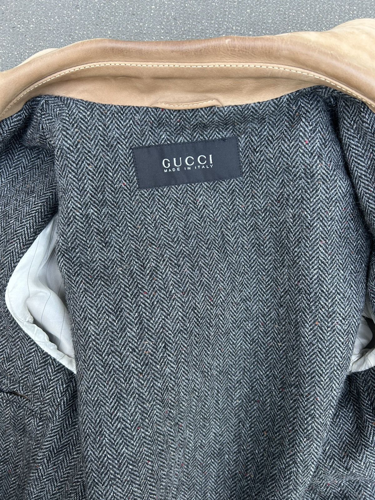 Gucci Gucci tom ford era suede collared jacket Size US S / EU 44-46 / 1 - 7 Thumbnail