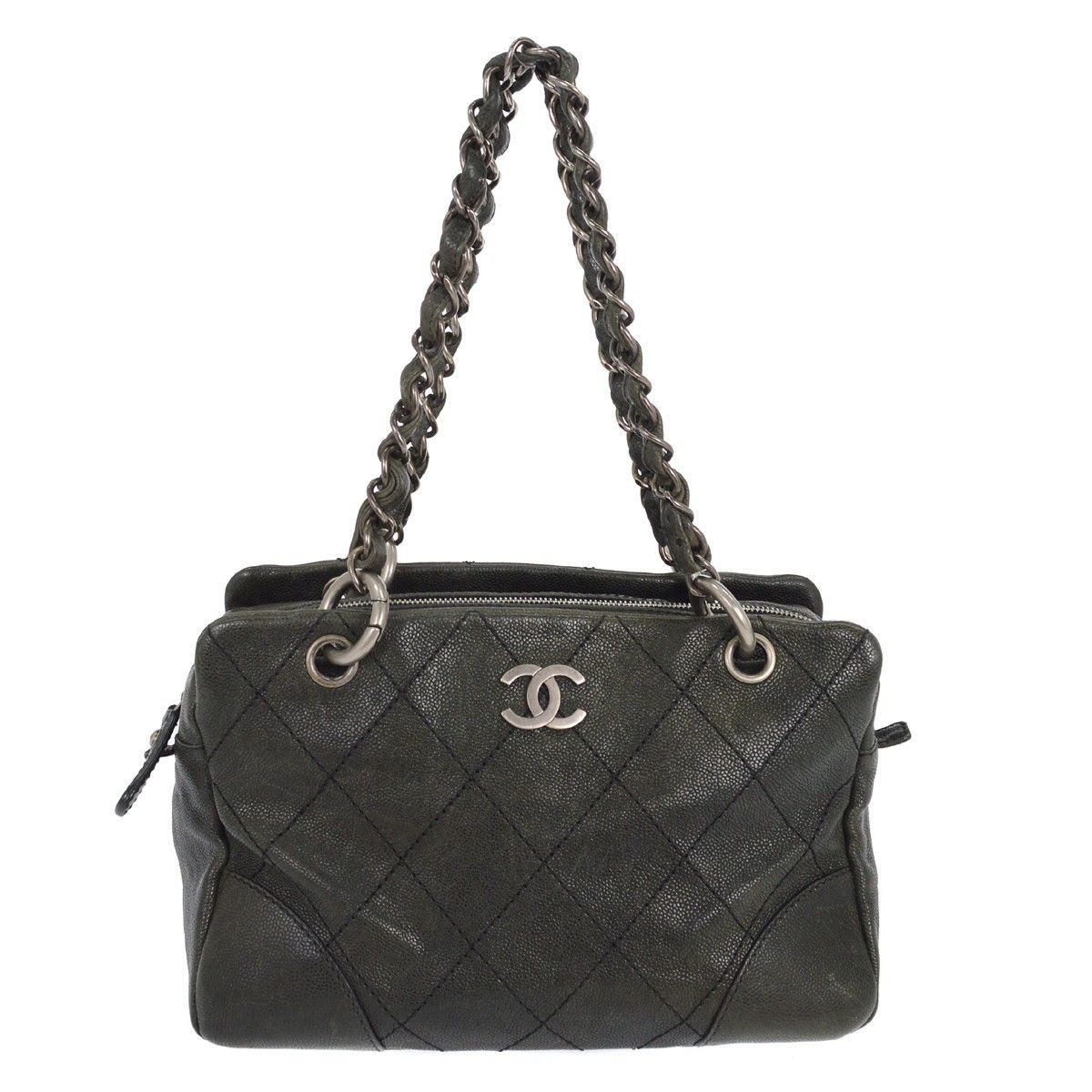 Chanel Chanel Outdoor Ligne Tote Quilted Caviar Size ONE SIZE - 1 Thumbnail
