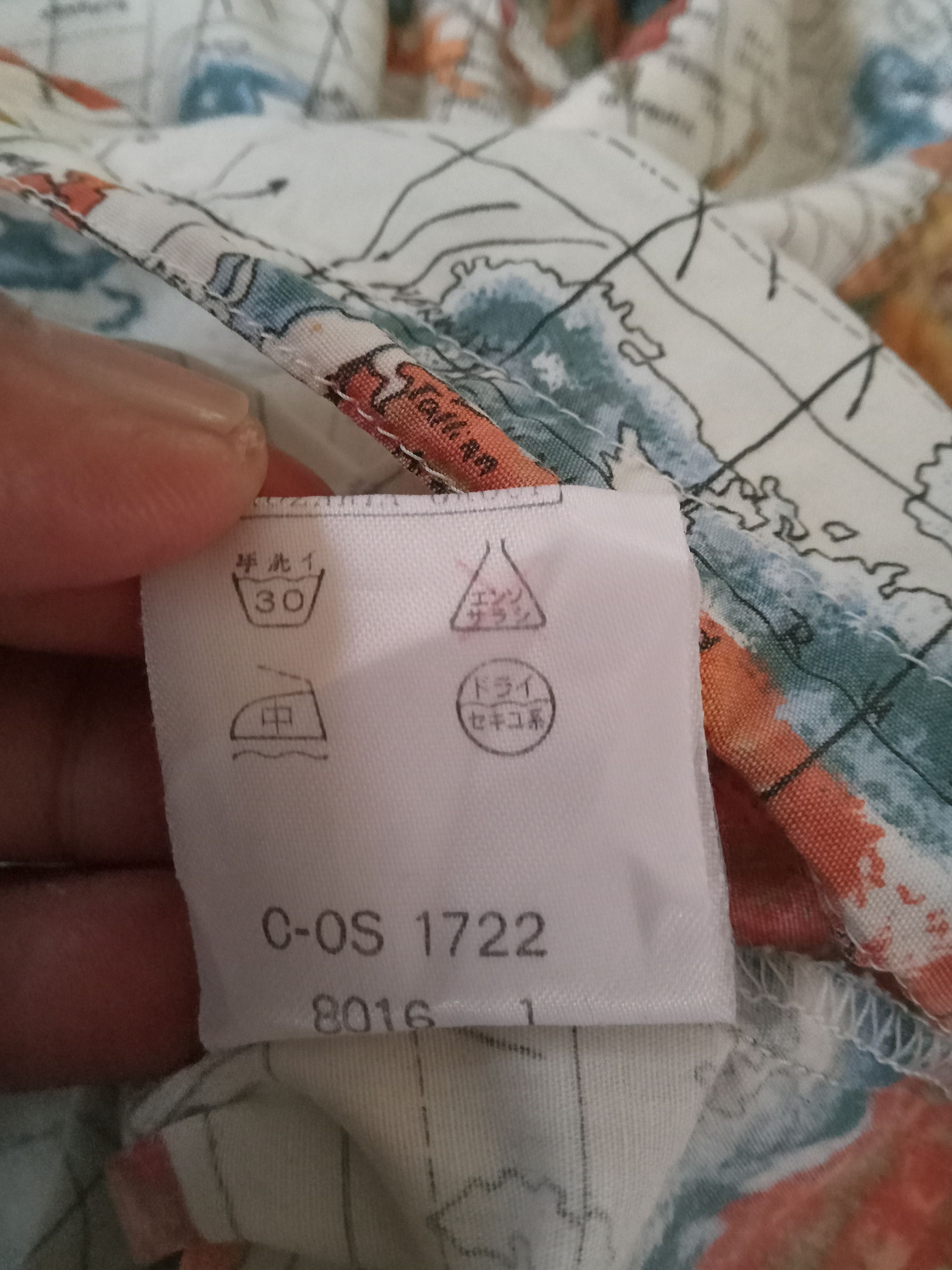 Japanese Brand Z of Zampa Rare World Maps Design Anorak Jacket Size US M / EU 48-50 / 2 - 6 Thumbnail