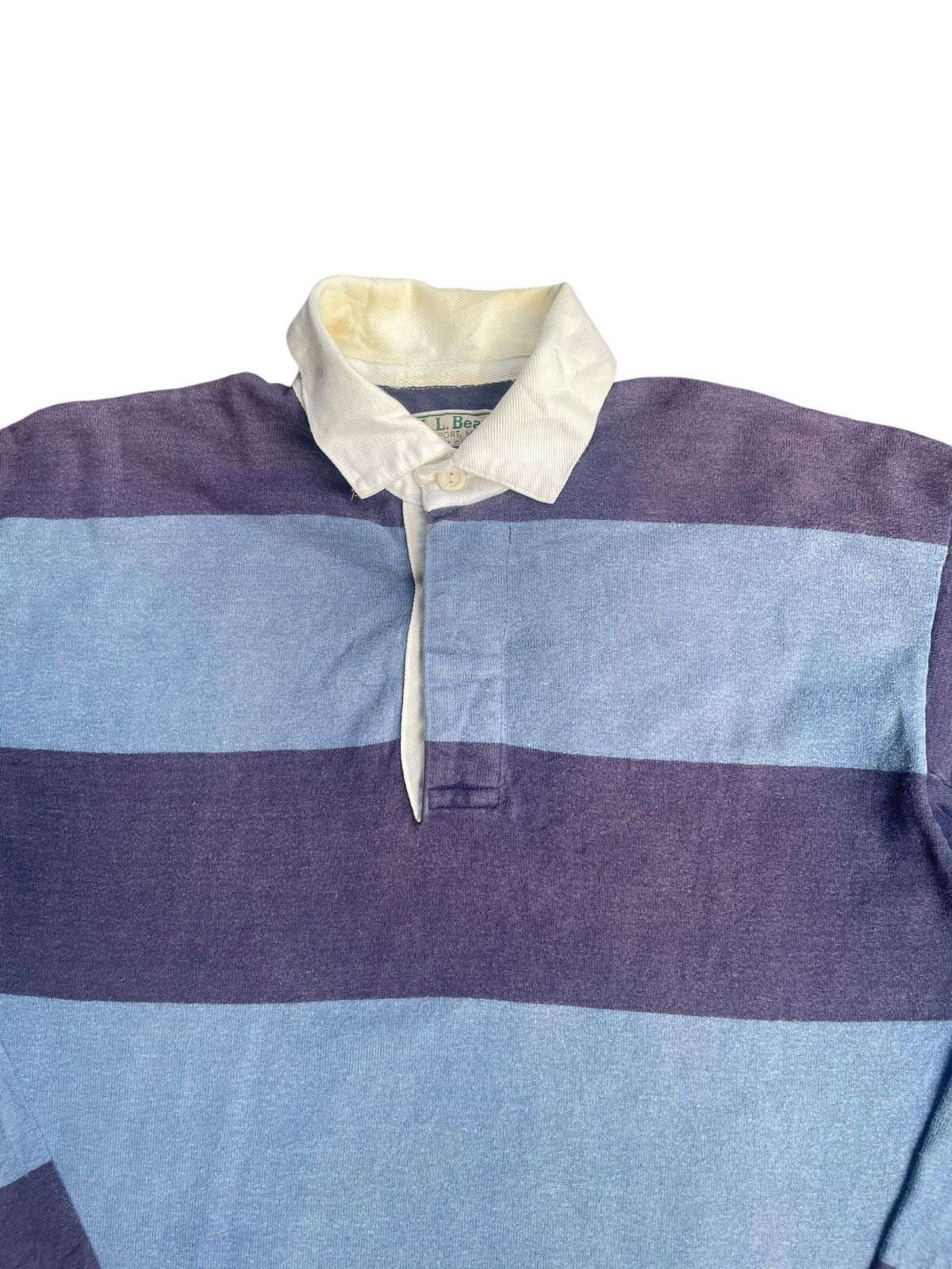 L.L. Bean × Vintage Vintage L.L.Bean Rugby Polo Tshirt Size US M / EU 48-50 / 2 - 3 Thumbnail
