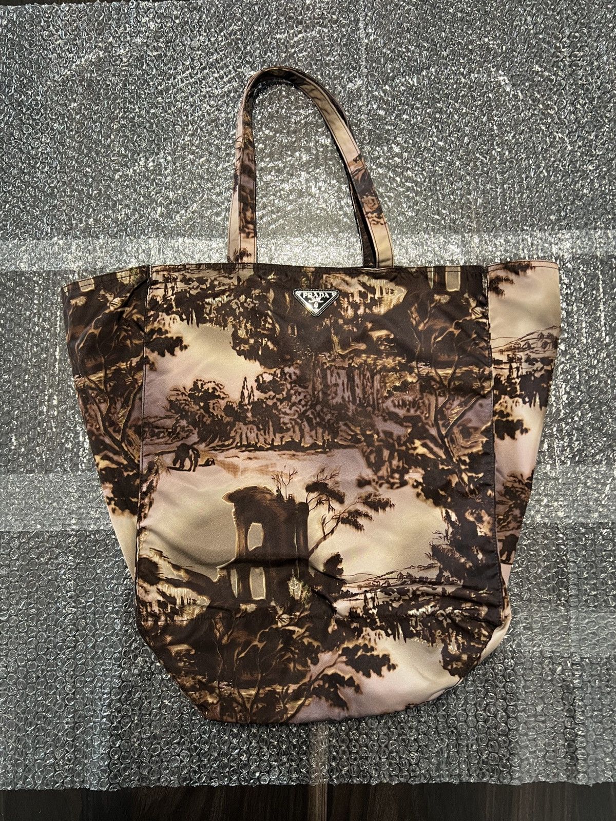 Prada Prada 2004AW Scenic Print Tote Bag Size ONE SIZE - 1 Thumbnail
