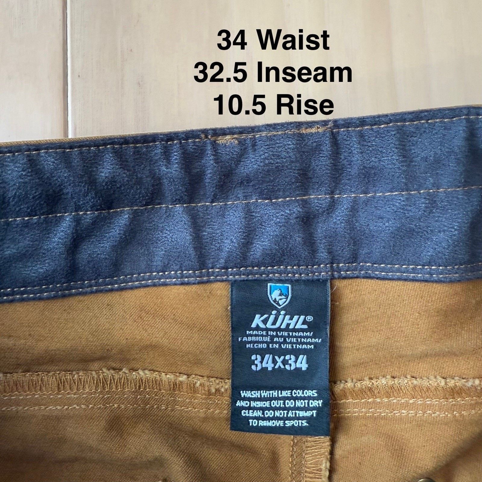 Kuhl Kuhl Rydr Pants 34 Brown Hiking Outdoor Workwear Vintage Size US 34 / EU 50 - 5 Thumbnail