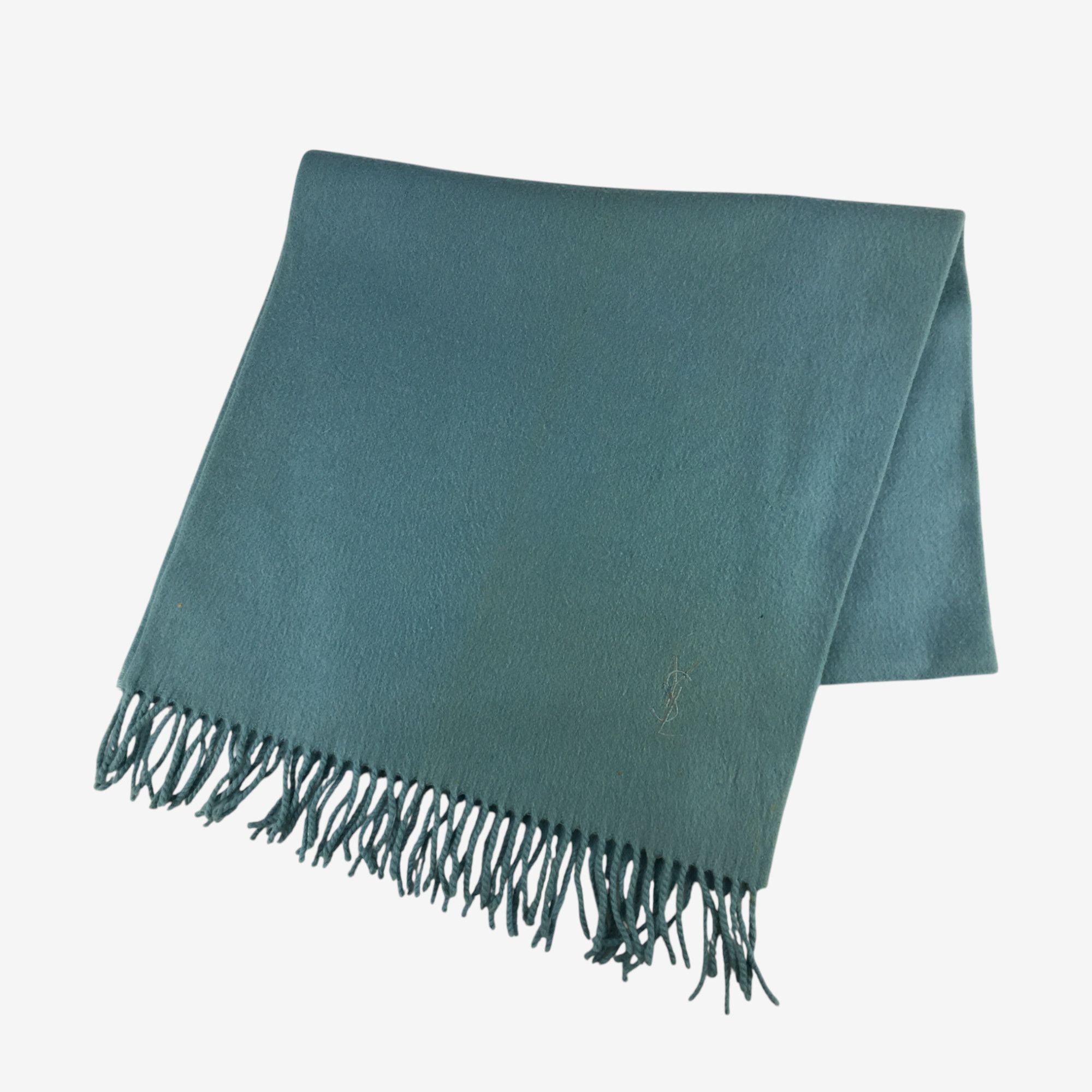 Vintage Vintage Yves Saint Laurent Scarf Muffler YSL Wool Scarves Size ONE SIZE - 3 Thumbnail