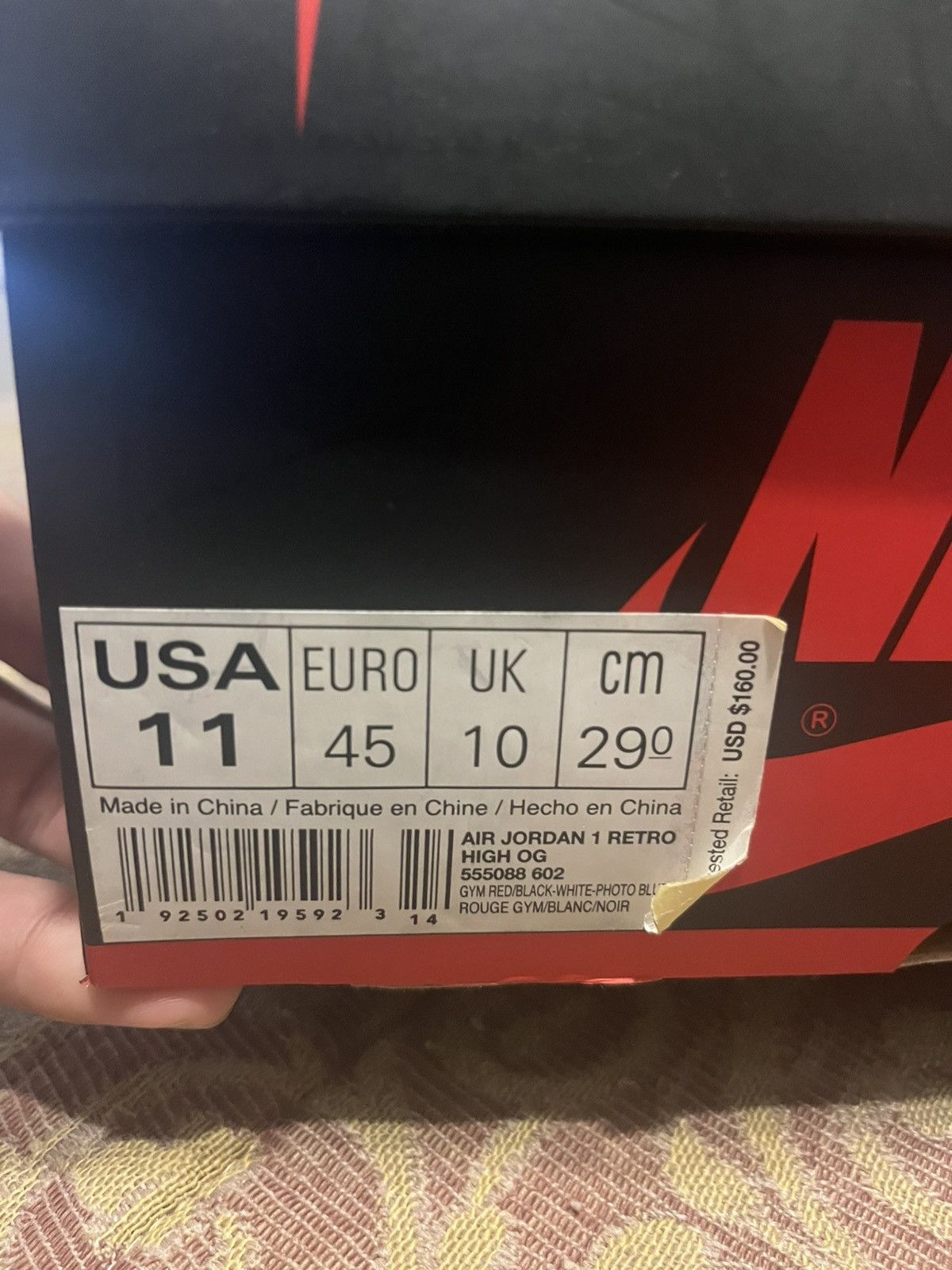 Nike Jordan 1 Retro High Spider man Origin Story Size US 11 / EU 44 - 7 Thumbnail