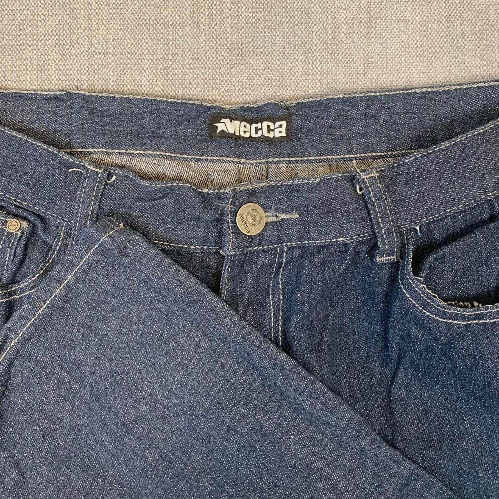 Other Y2K Mecca Baggy Dark Wash Denim Jeans Size US 36 / EU 52 - 2 Thumbnail
