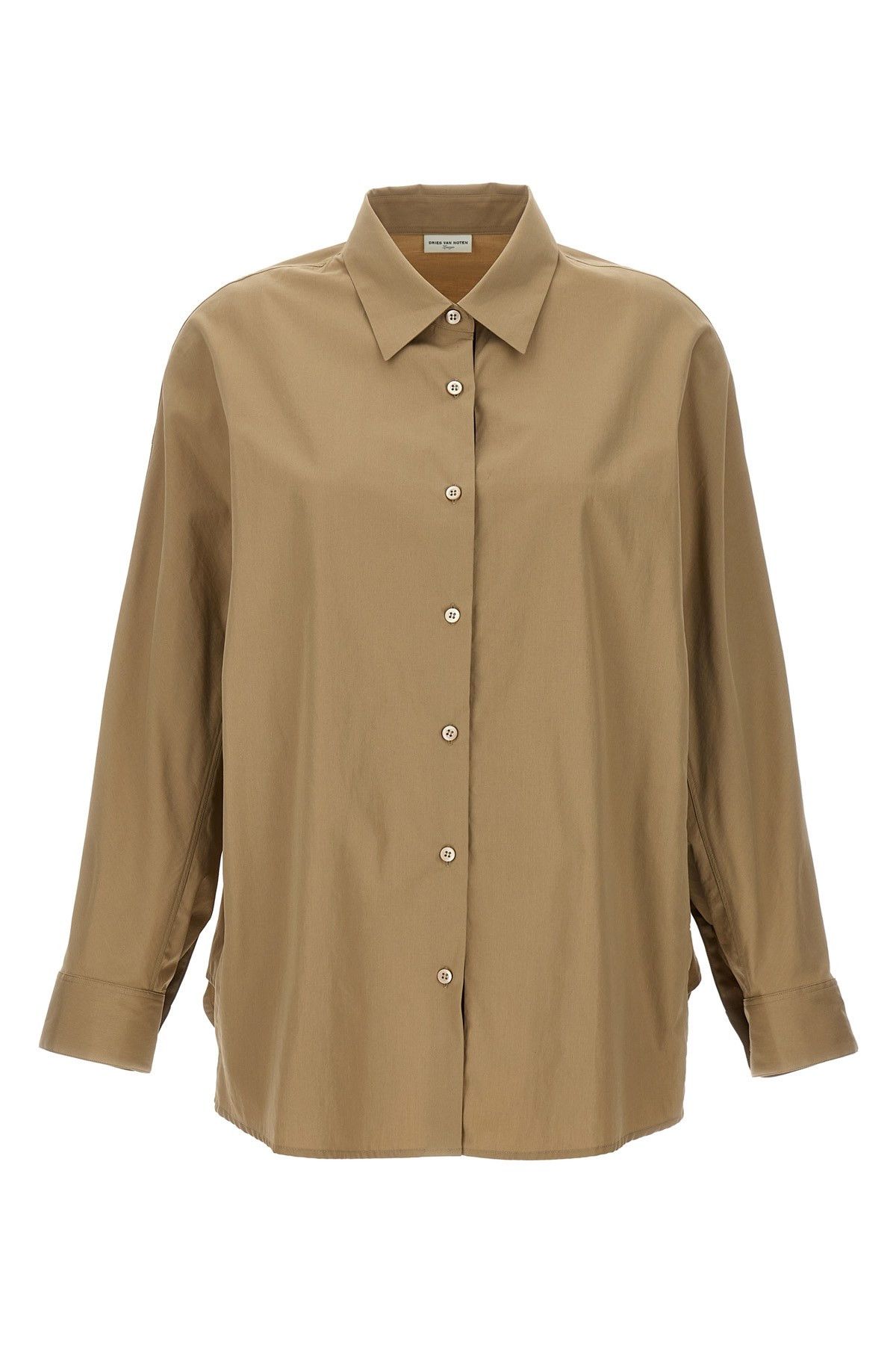 image of Dries Van Noten 'casio' Shirt in Beige, Women's (Size Large)
