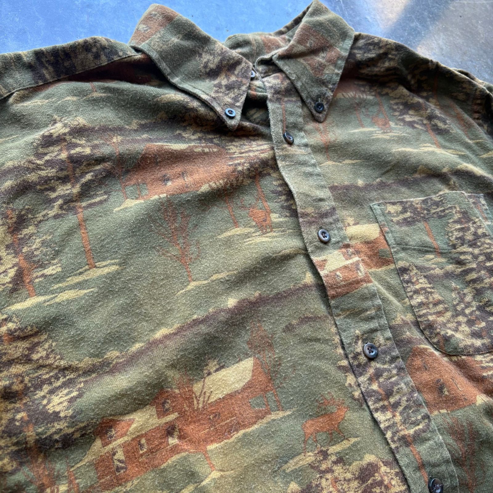 Eddie Bauer Vintage Eddie Bauer Cotton Button Up Shirt Size US XL / EU 56 / 4 - 3 Thumbnail