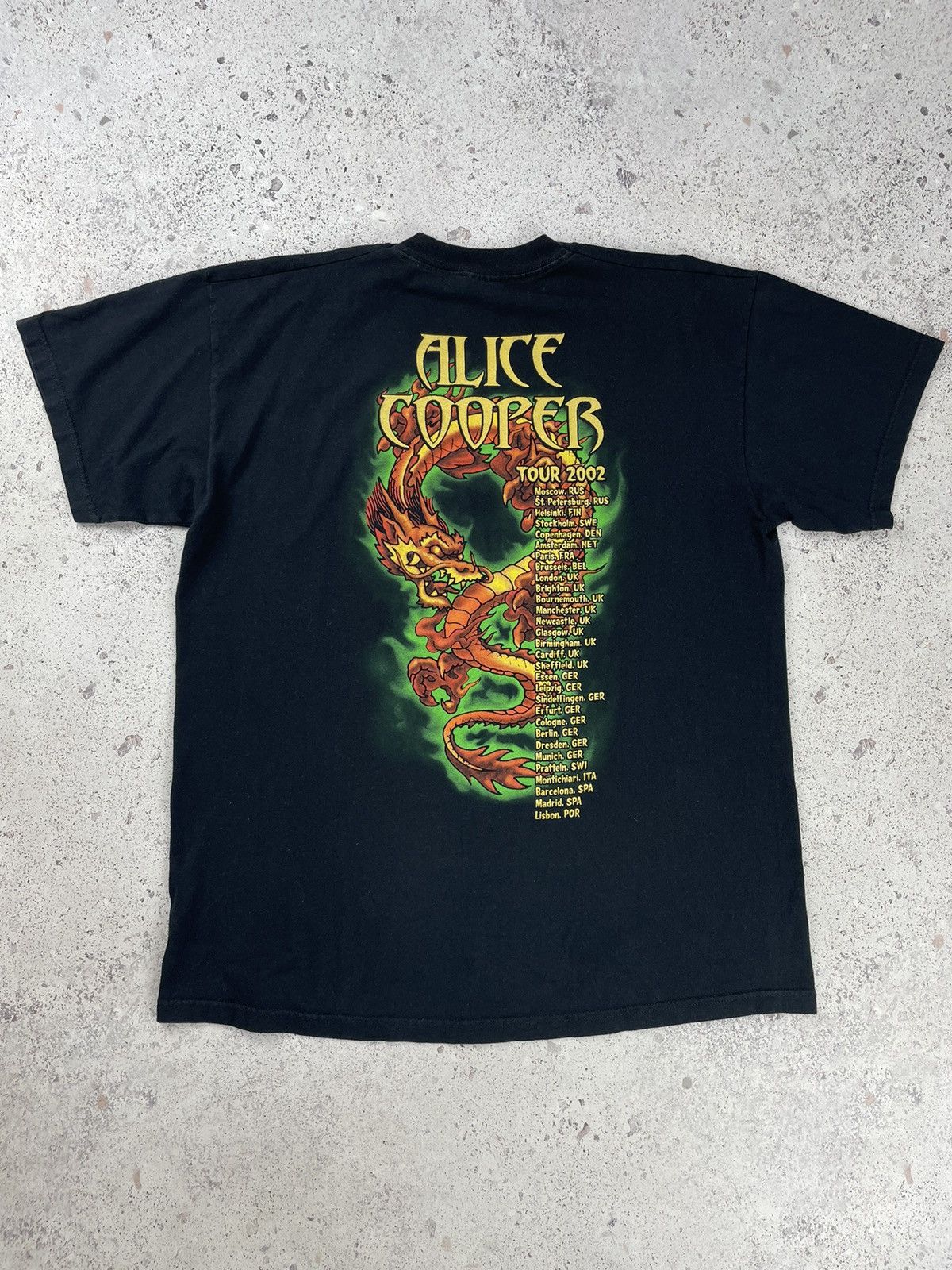 Band Tees × Vintage Vintage Alice Cooper 2000’s Tour Rock Band Tee T-Shirt Size US XL / EU 56 / 4 - 6 Thumbnail
