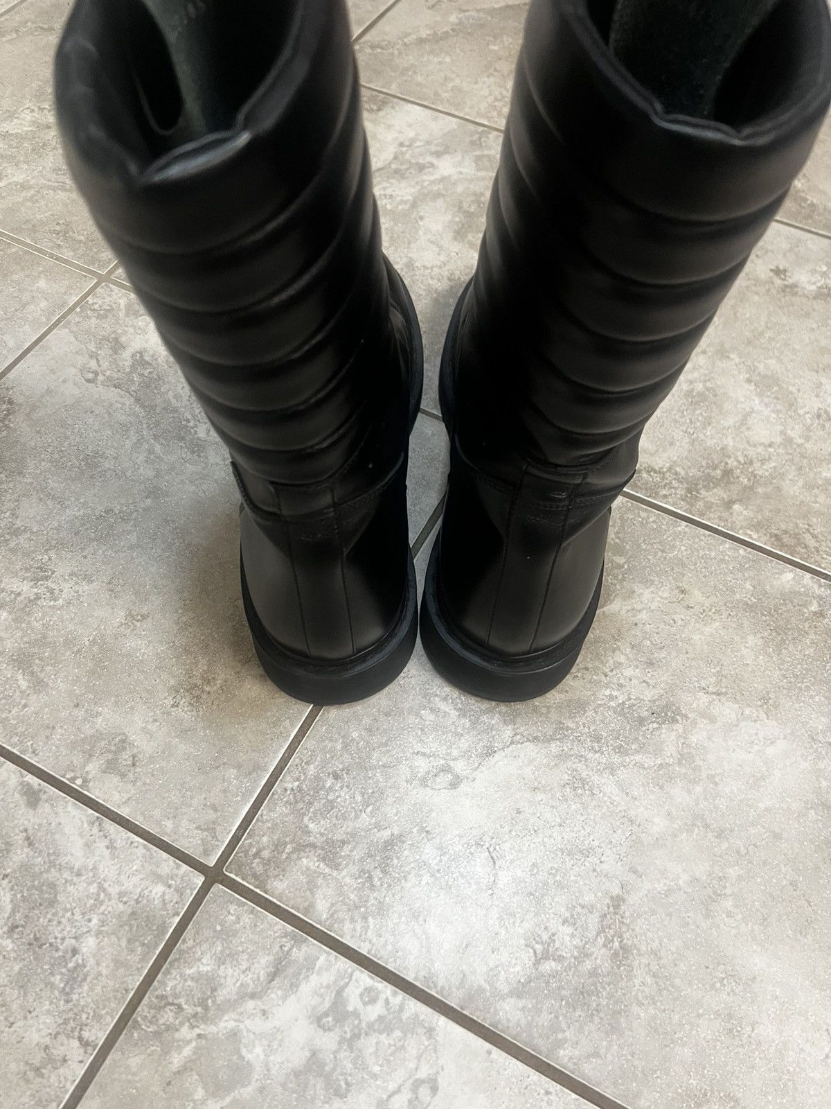 Rick Owens Rick Owens AW22 “Strobe” Basket Creeper Boots Size US 11.5 / EU 44-45 - 4 Thumbnail