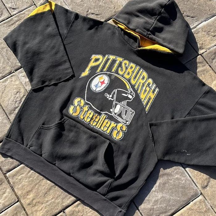 Vintage steelers hoodie sales