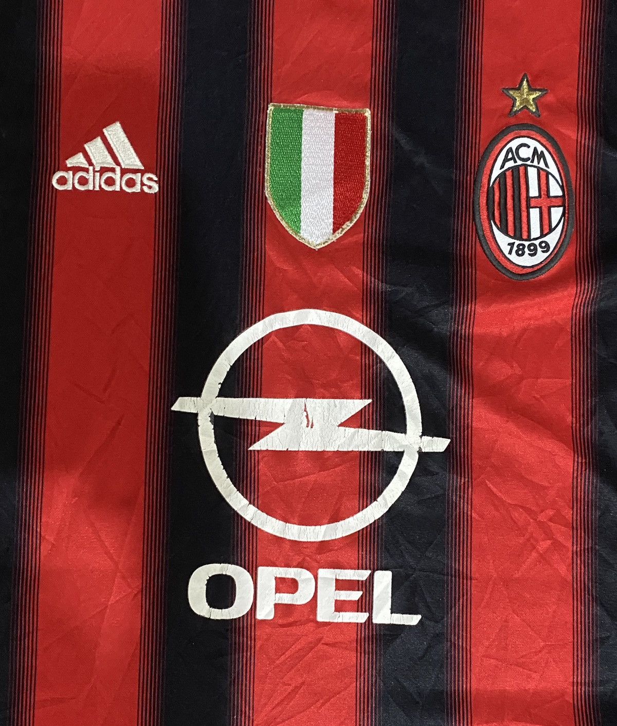 Vintage Vtg AC Milan Home Shirt 2004-2005 Size US L / EU 52-54 / 3 - 2 Thumbnail