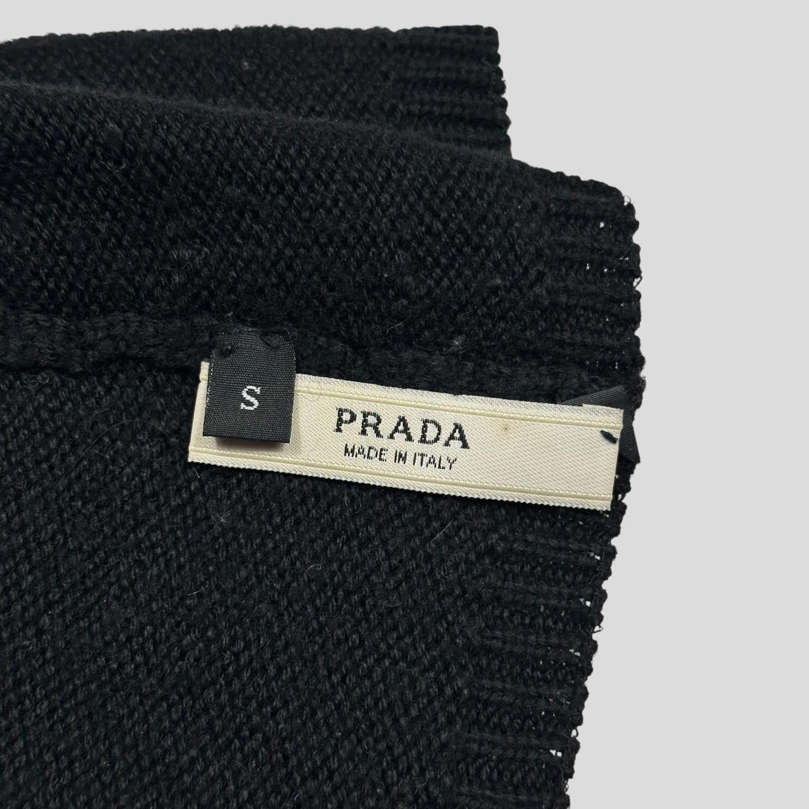Prada Prada 3D Wool Textured Beanie Size ONE SIZE - 4 Thumbnail
