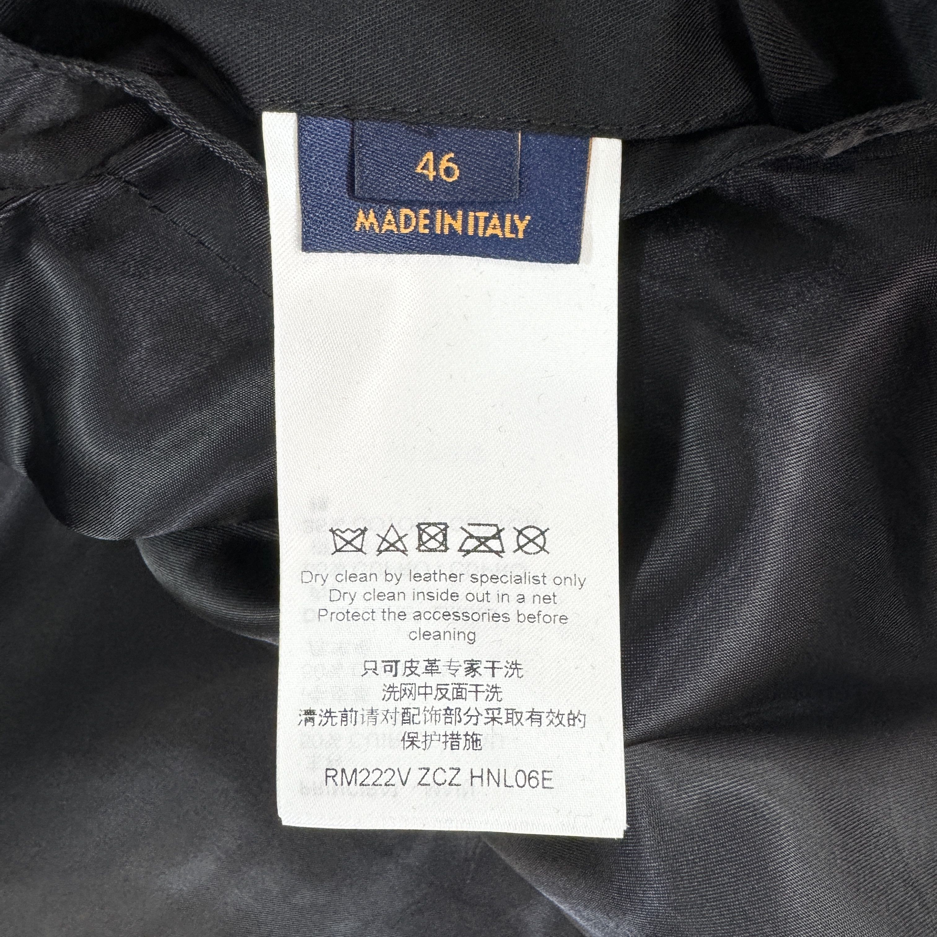 Louis Vuitton Louis Vuitton 1AA7EM Monogram Embosed Jacket Black RRP £3900 Size US S / EU 44-46 / 1 - 12 Thumbnail