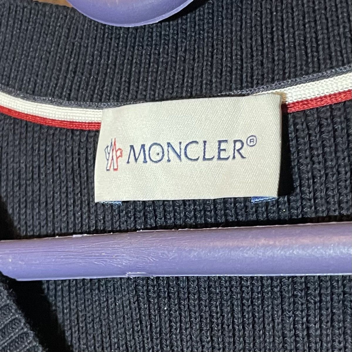 Moncler Moncler Sweatshirt Girocollo Tricot Cotton Crew Neck Logo Size US XL / EU 56 / 4 - 10 Thumbnail