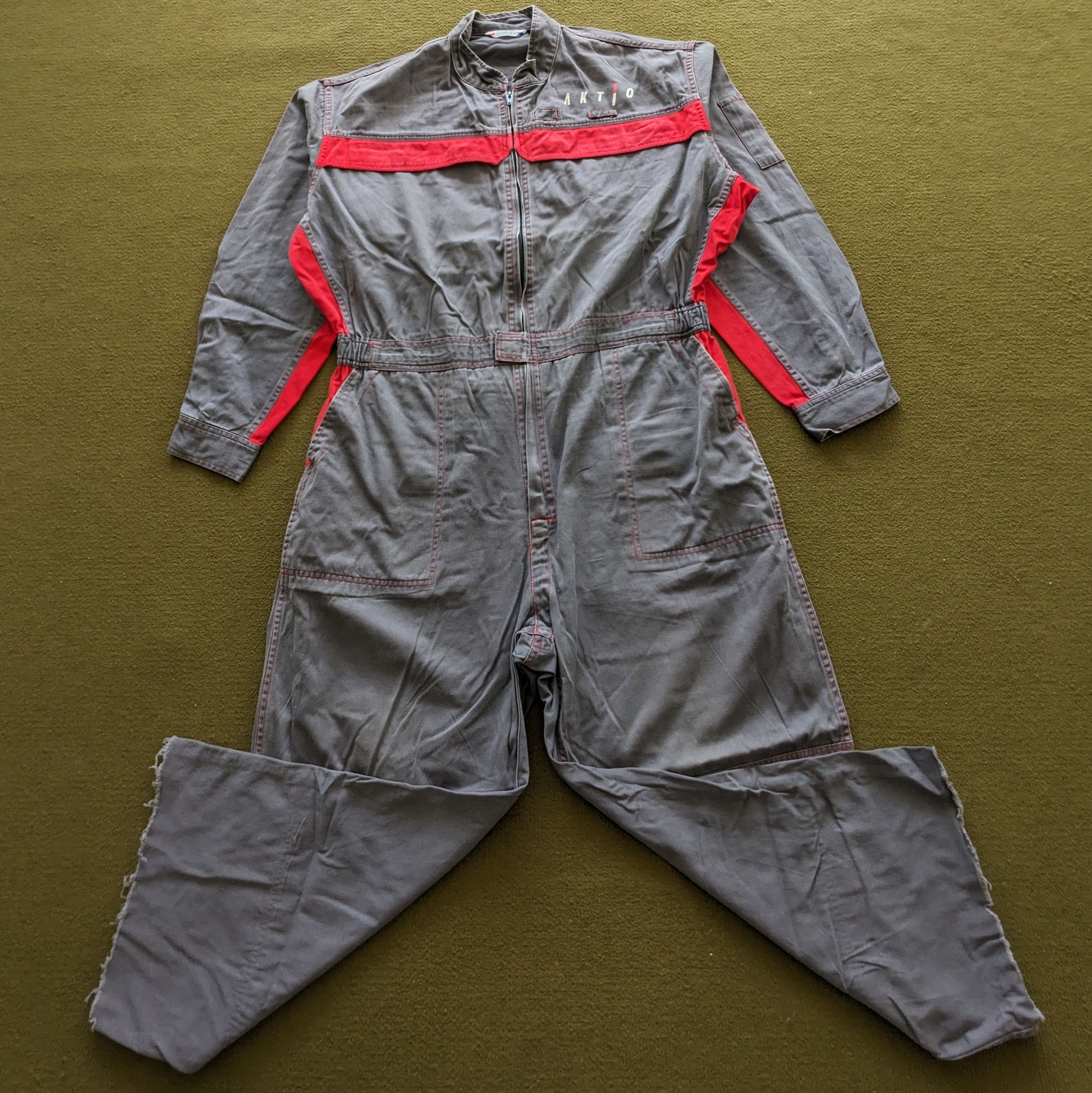 Vintage Vintage AKITO Japanese Coverall Workwear Jacket Size US XL / EU 56 / 4 - 3 Thumbnail