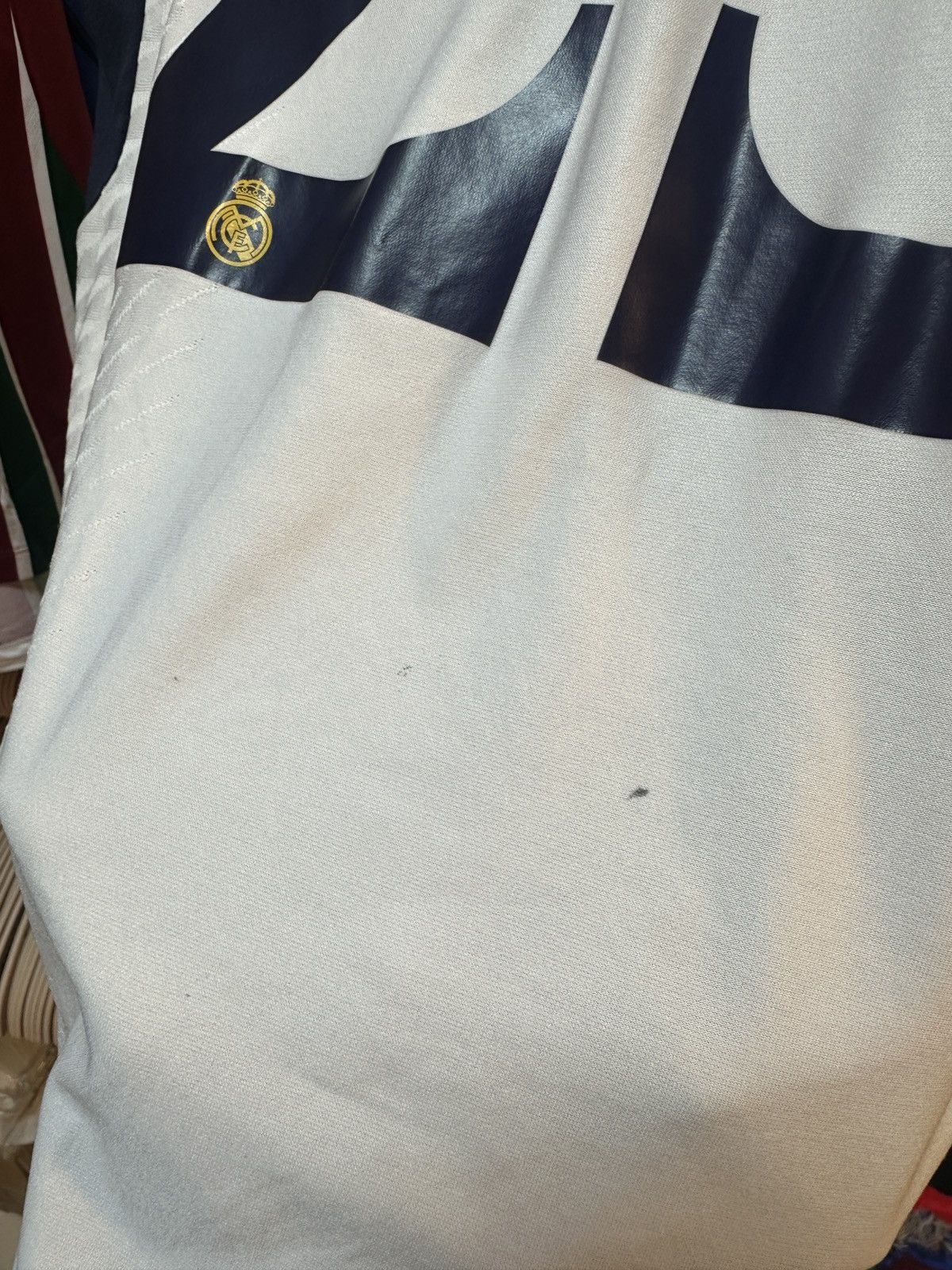 Adidas 2023-2024 RealMadridLongSleevesHomeKitPlayerVersionBECKHAM23 Size US XXL / EU 58 / 5 - 19 Thumbnail