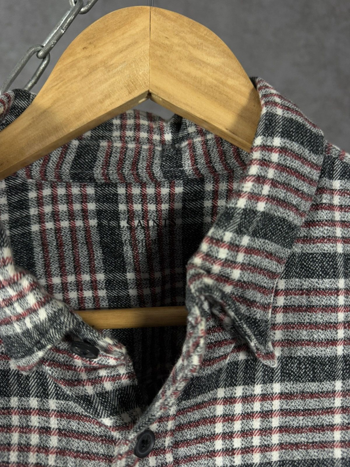 Allsaints Allsaints designer logo checkered shirt Size US M / EU 48-50 / 2 - 4 Thumbnail