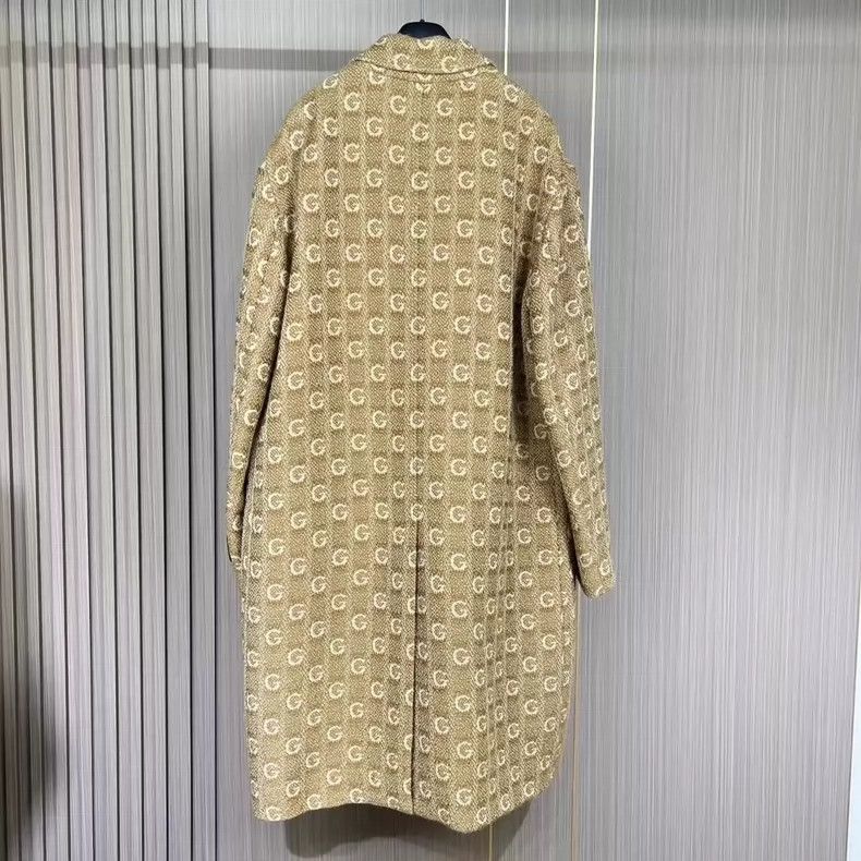 Gucci Gucci Full-print jiccard wool coat 2501-Nextarrow Size US M / EU 48-50 / 2 - 2 Thumbnail