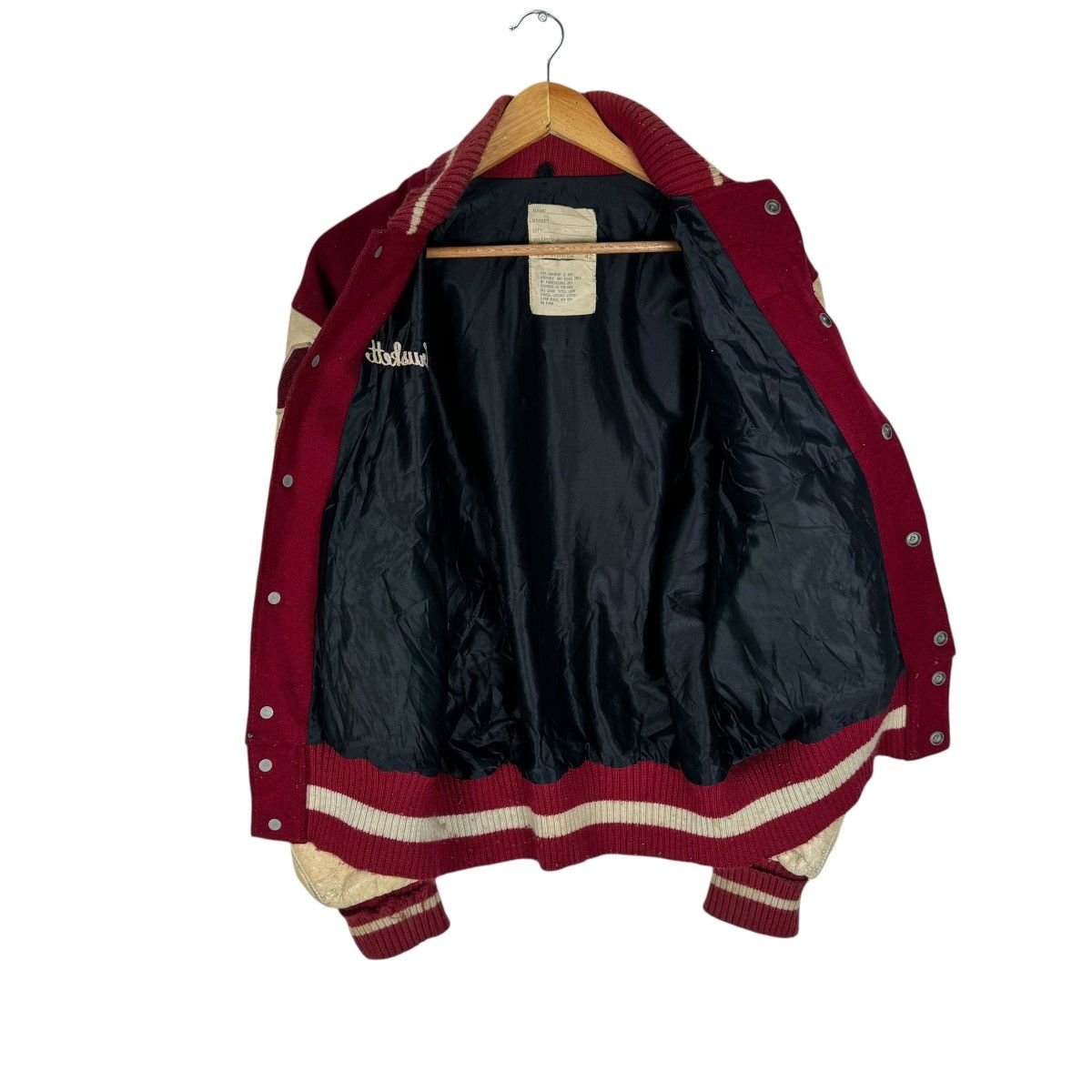 Delong 🌟VTG DELONG CAPITAL B NFL VARSITY JACKET Size US M / EU 48-50 / 2 - 8 Thumbnail