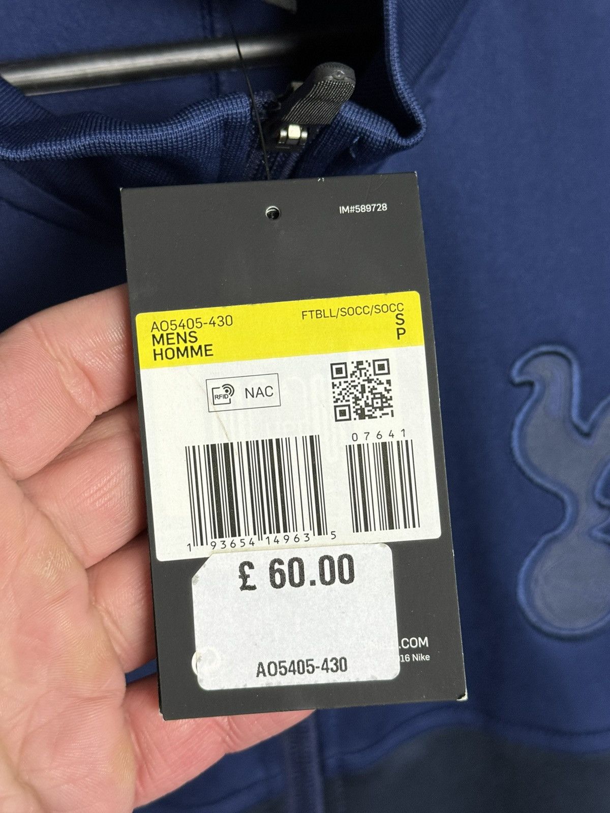 Nike New Tottenham Hotspur Training Football Sweatshirt Size US S / EU 44-46 / 1 - 9 Thumbnail