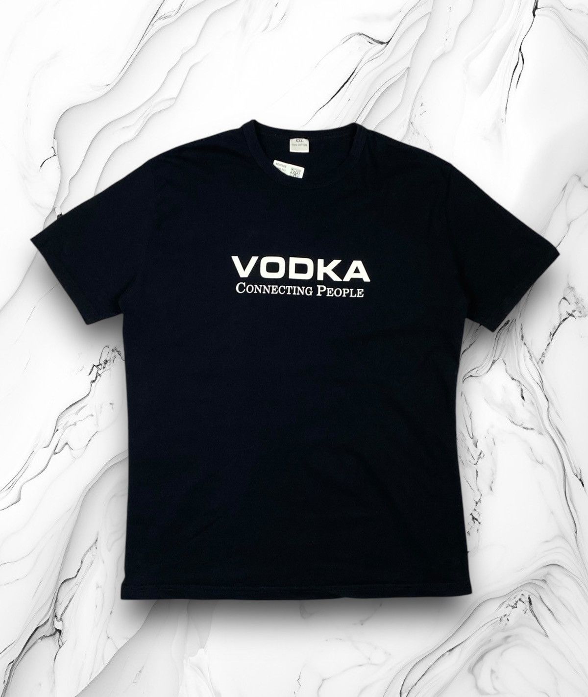 Vintage Vintage 00s Vodka Nokia Connecting People Humor Alcohol Tee Size US XL / EU 56 / 4 - 1 Thumbnail