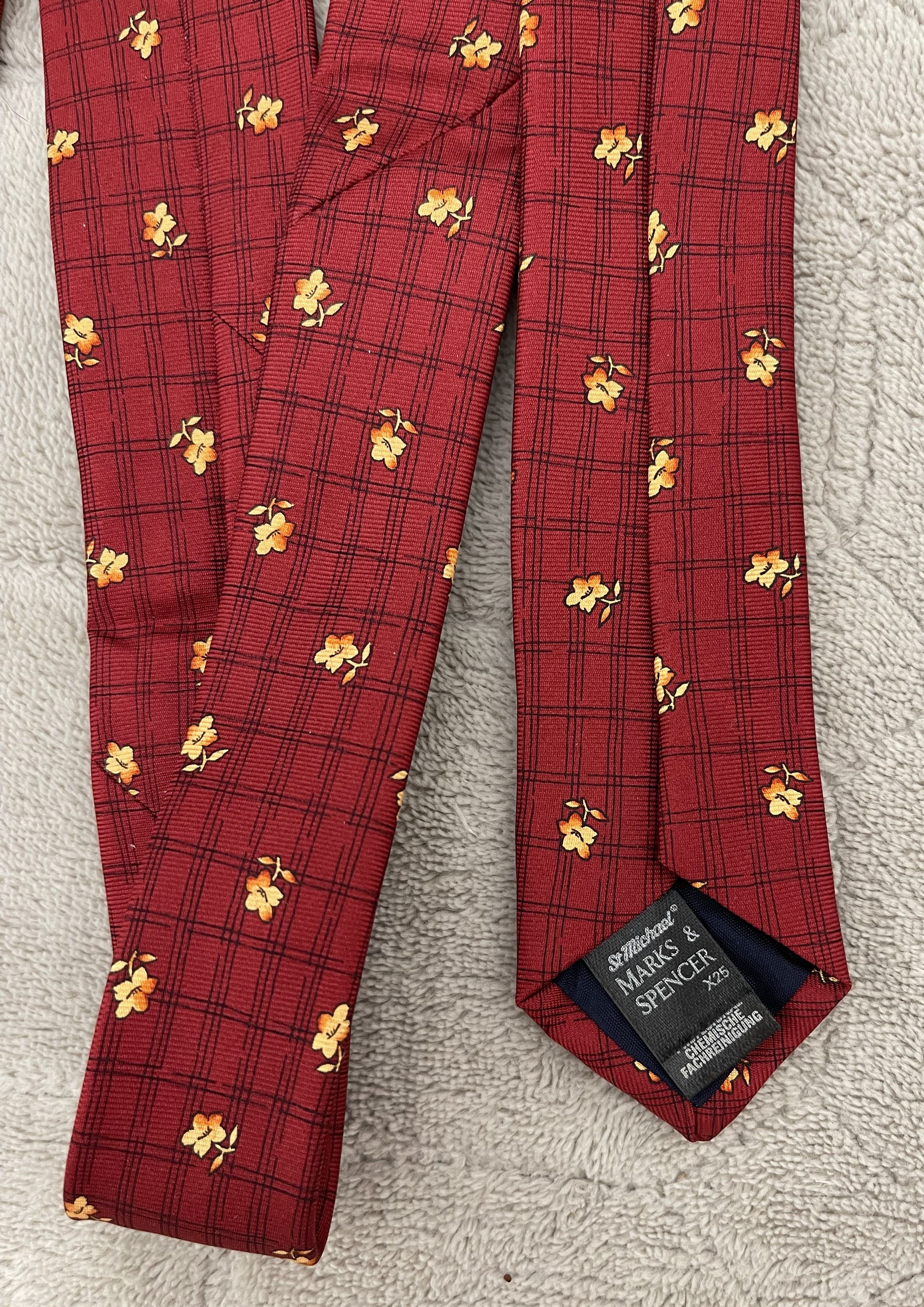 Marks & Spencer MARKS SPENCER Vintage Tie Size ONE SIZE - 3 Thumbnail