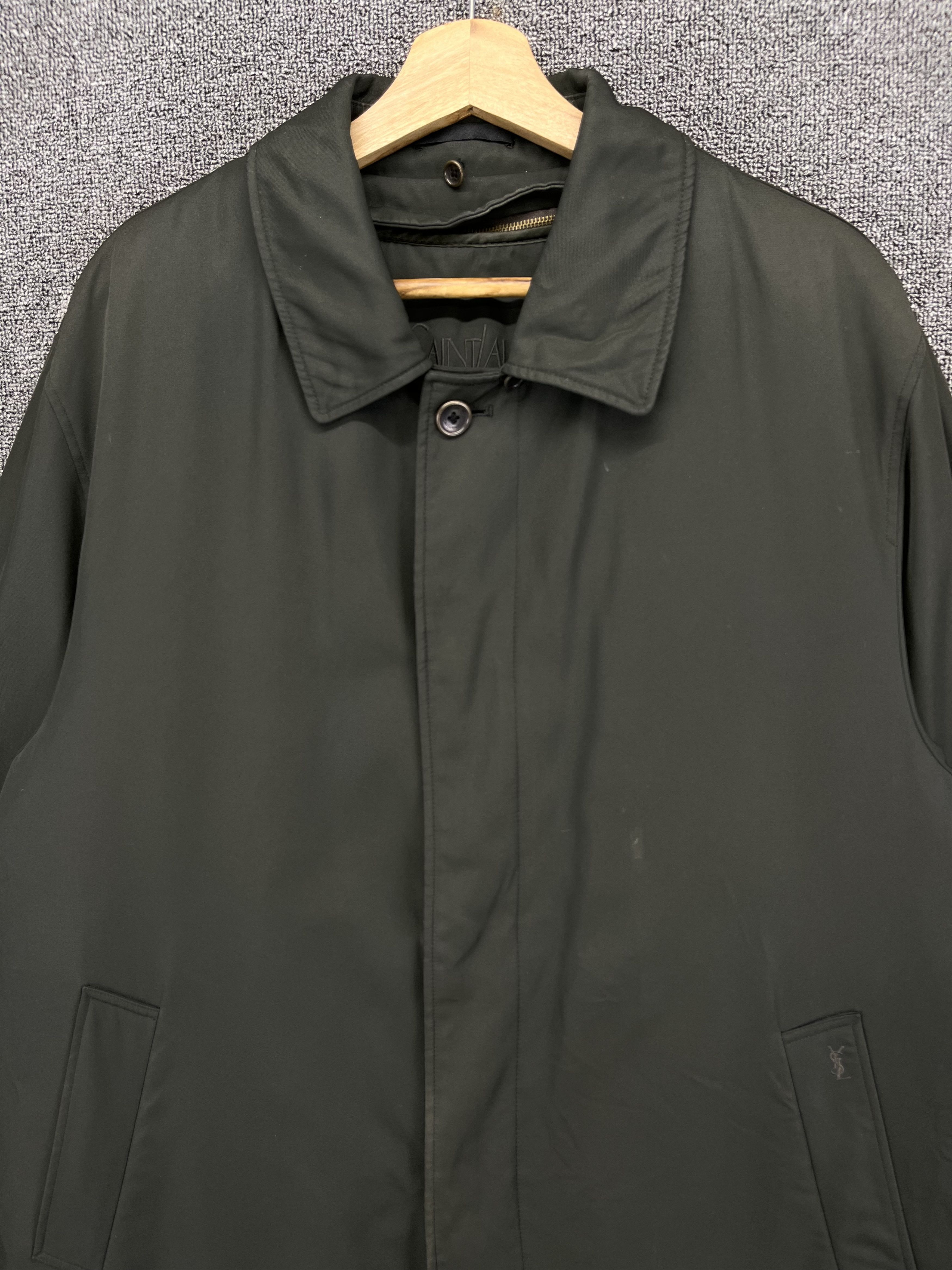 Yves Saint Laurent Vintage Yves Saint Laurent Luxury Button Up Coat Jacket Size US L / EU 52-54 / 3 - 6 Thumbnail