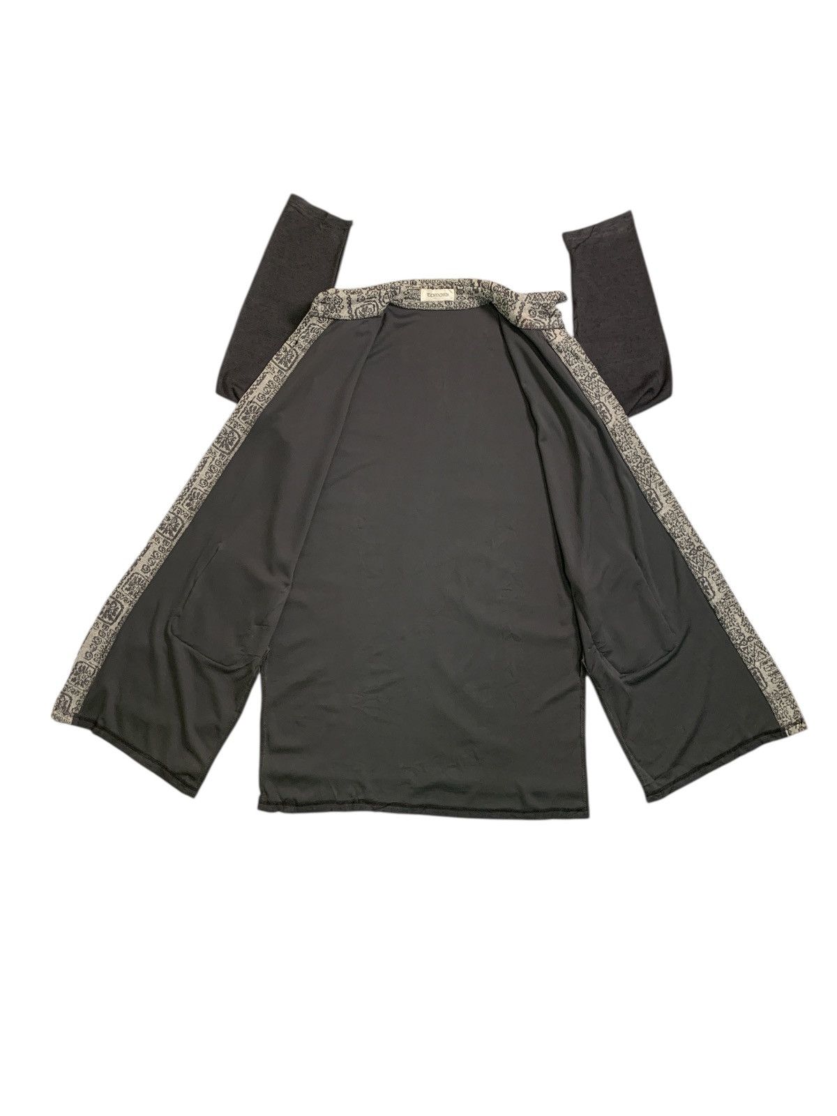 Japanese Brand Rare Design Vintage Tomomi JPG Long Cardigan Size L / US 10 / IT 46 - 3 Thumbnail