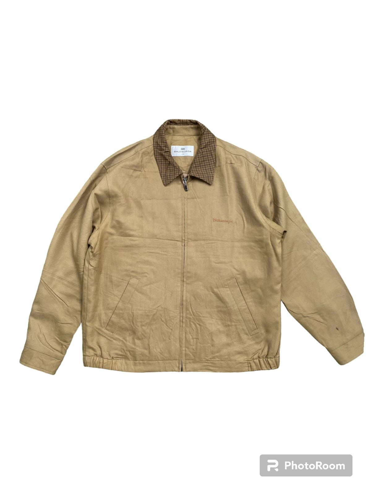image of Balenciaga Casuals Work Jacket in Gold, Men's (Size Large)