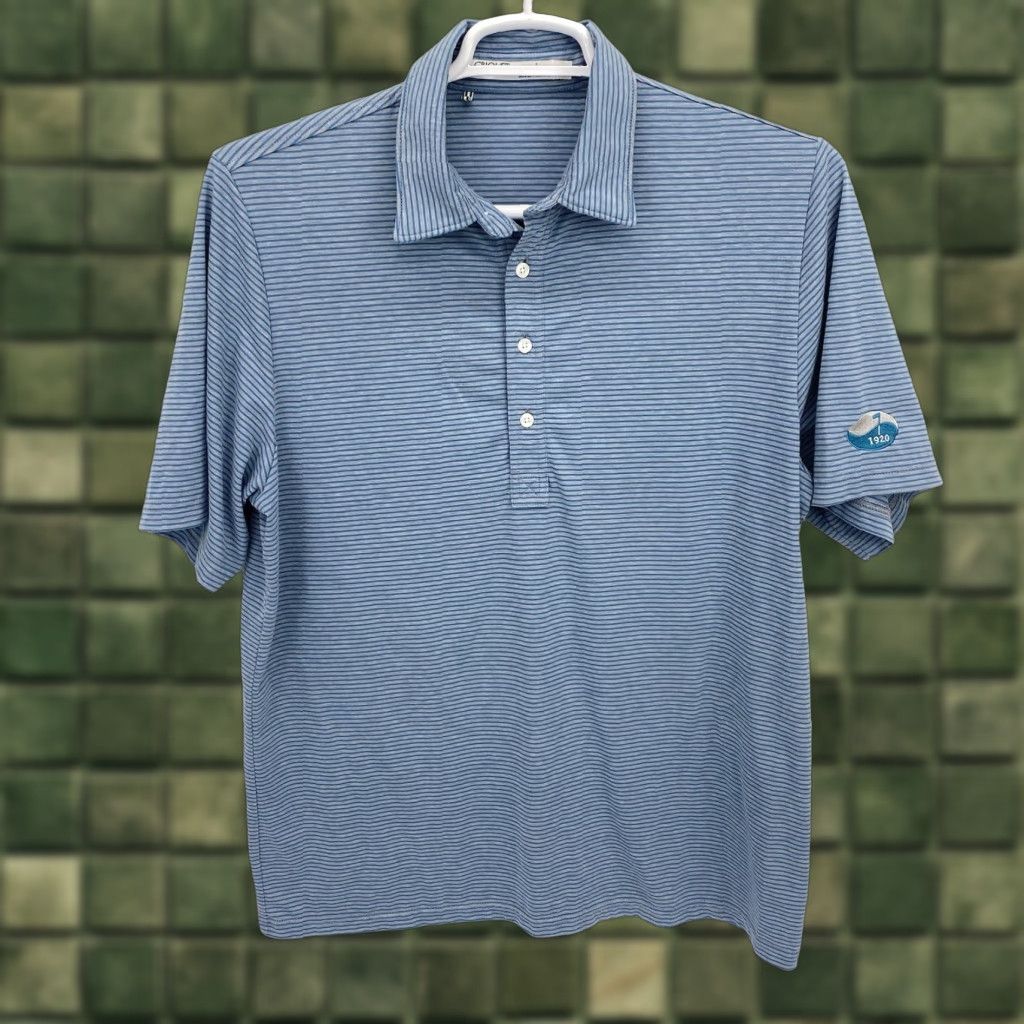 Vintage Criquet Polo Shirt Men Large blue Performance Organic Cotton Texas Golf Polo Shirt Mens Blue Texas Preppy Golf Size US L / EU 52-54 / 3 - 1 Thumbnail