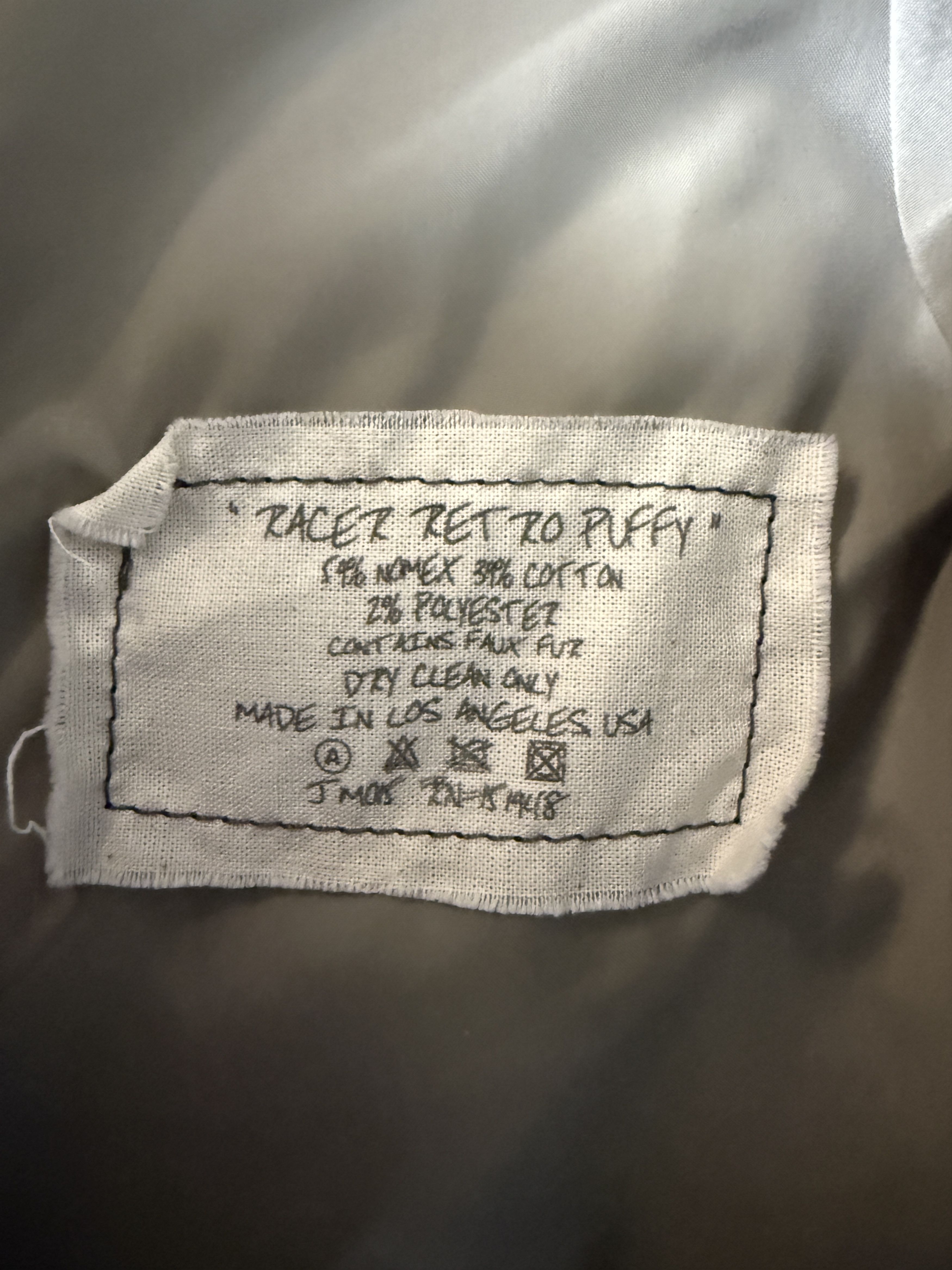 Greg Lauren $3500 Greg Lauren Racer Retro Puffy Jacket Size US XXL / EU 58 / 5 - 8 Thumbnail