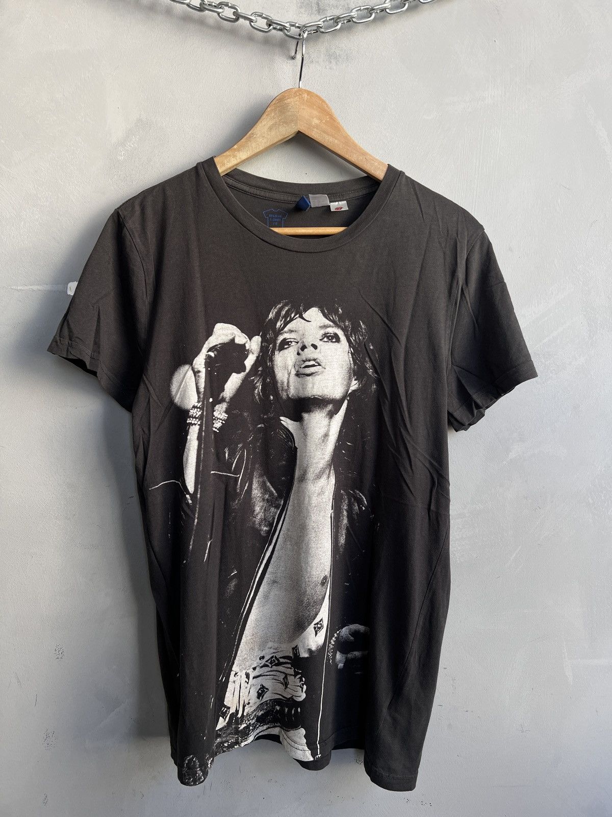 The Rolling Stones Vintage Rolling Stones Mick Jagger T-Shirt Band Tee Rare Size US S / EU 44-46 / 1 - 1 Thumbnail