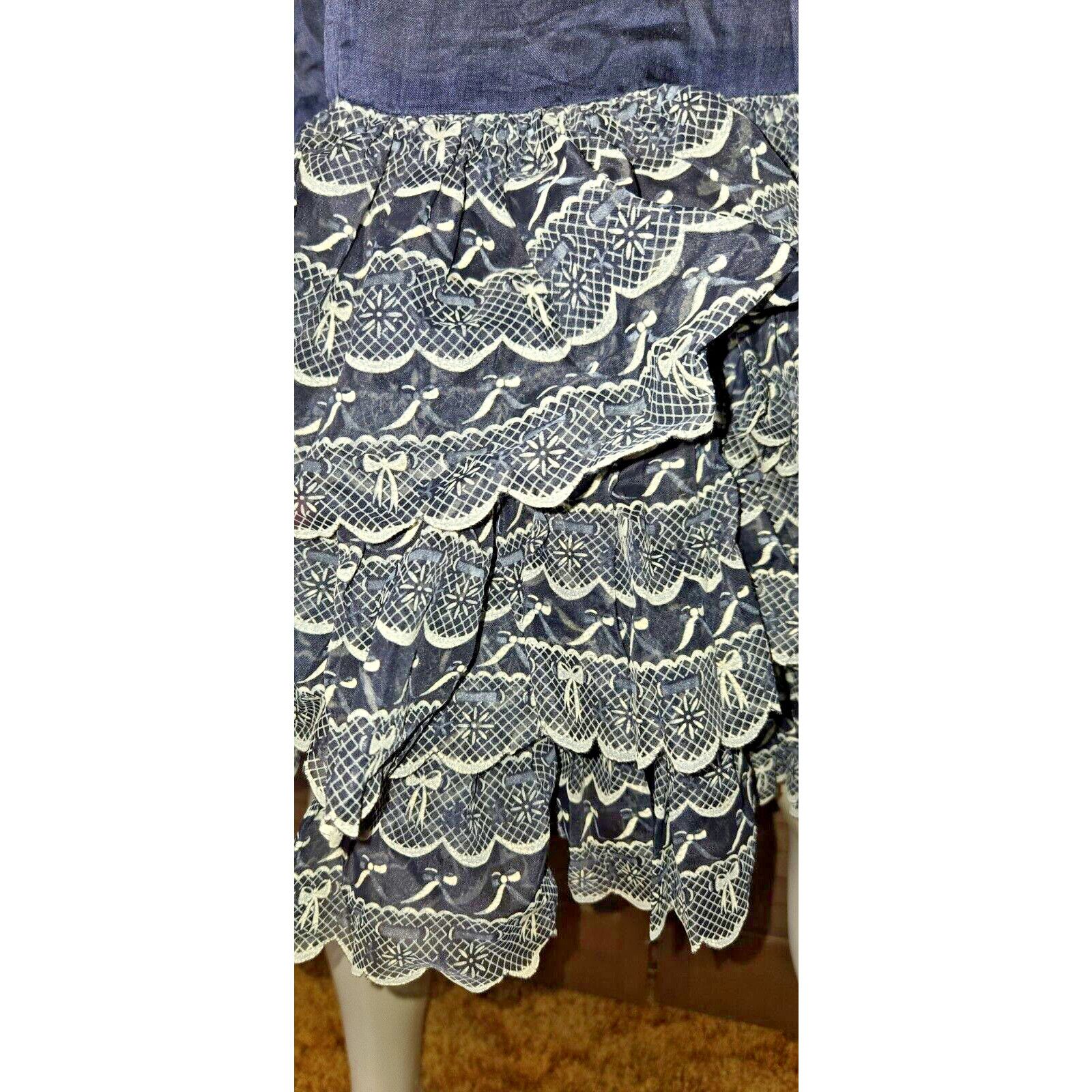 Other Vintage Original Antique Layered Ruffle Tank Flapper Dress S Size S / US 4 / IT 40 - 3 Thumbnail