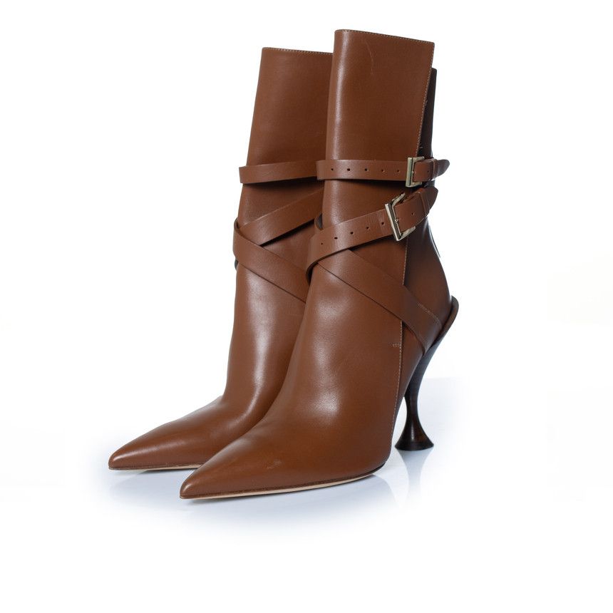 Burberry Burberry, Hadfield pedestal boots in brown Size US 5 / IT 35 - 15 Thumbnail