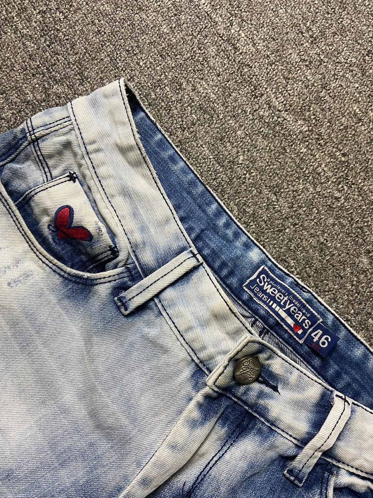 Japanese Brand × Seditionaries × Vintage SWEETYEARS Brand Acid Wash Ripped Jeans (132) Size US 32 / EU 48 - 6 Thumbnail
